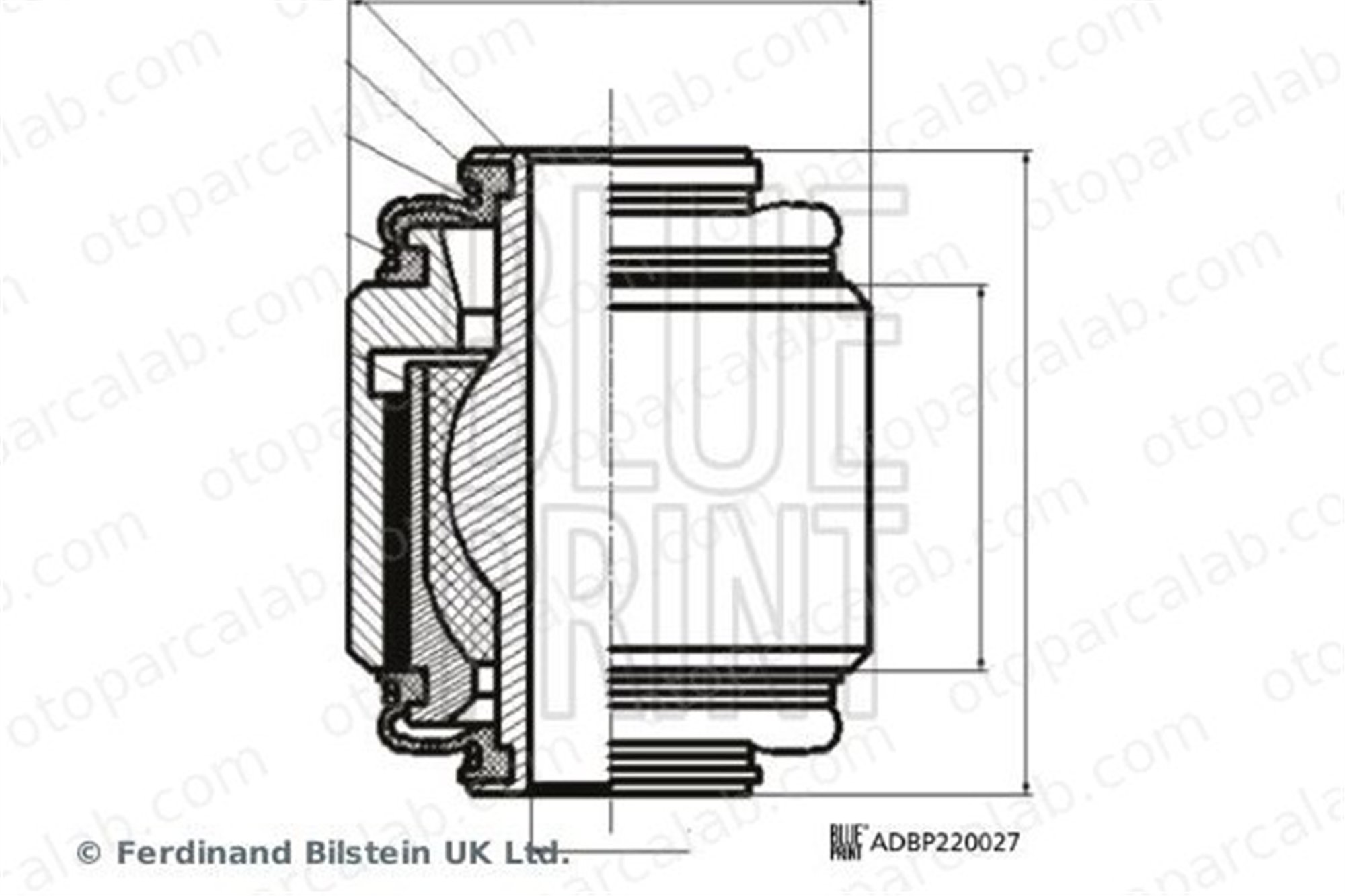 BLUE PRINT ADBP860194 Salıncak Burcu Arka Alt Sağ veya Sol SUBARU FORESTER IMPREZA Hatchback 20257XA000