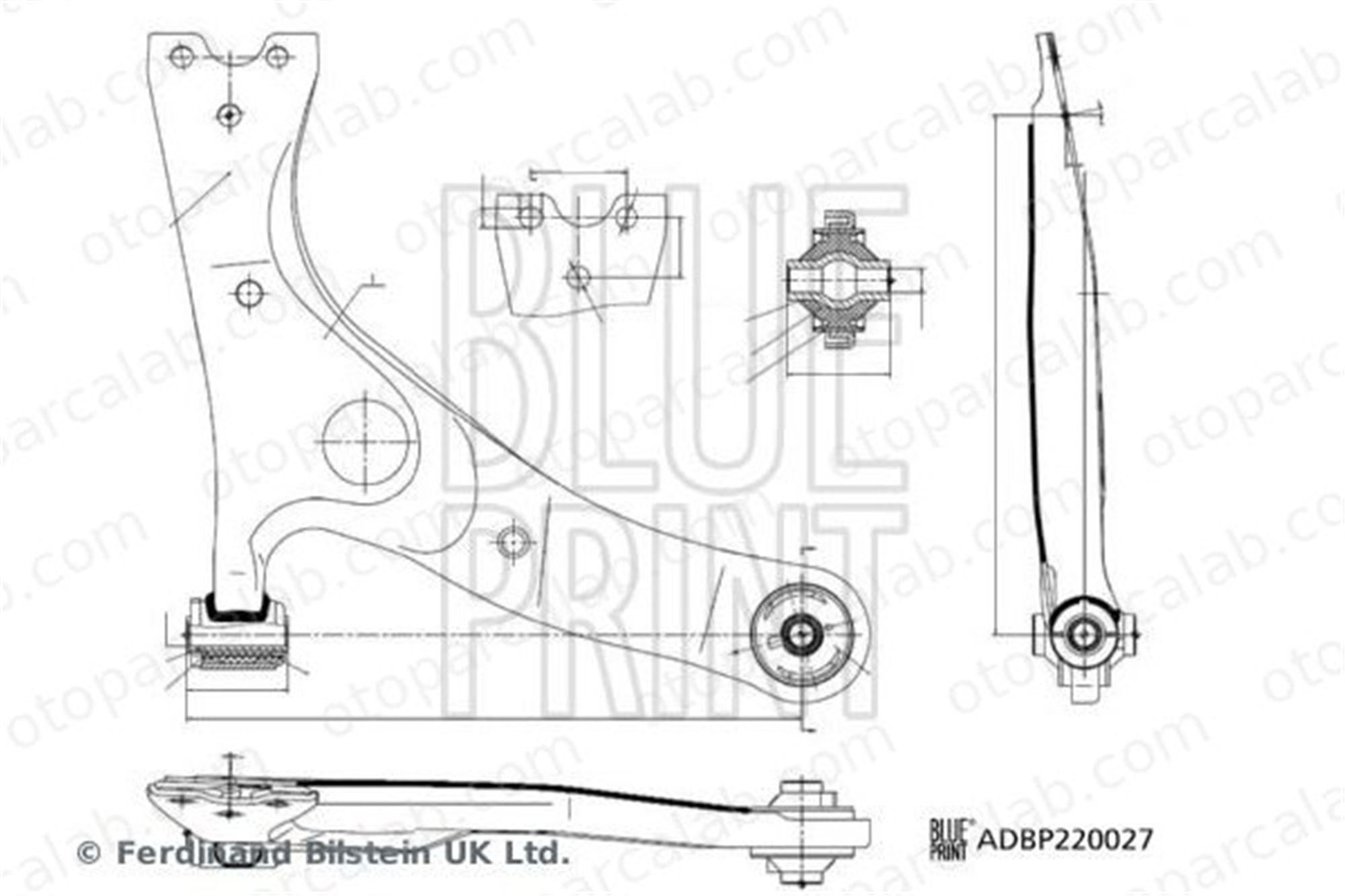 BLUE PRINT ADBP860200 Salıncak Ön Alt Sağ TOYOTA RAV 4 II 4806842041