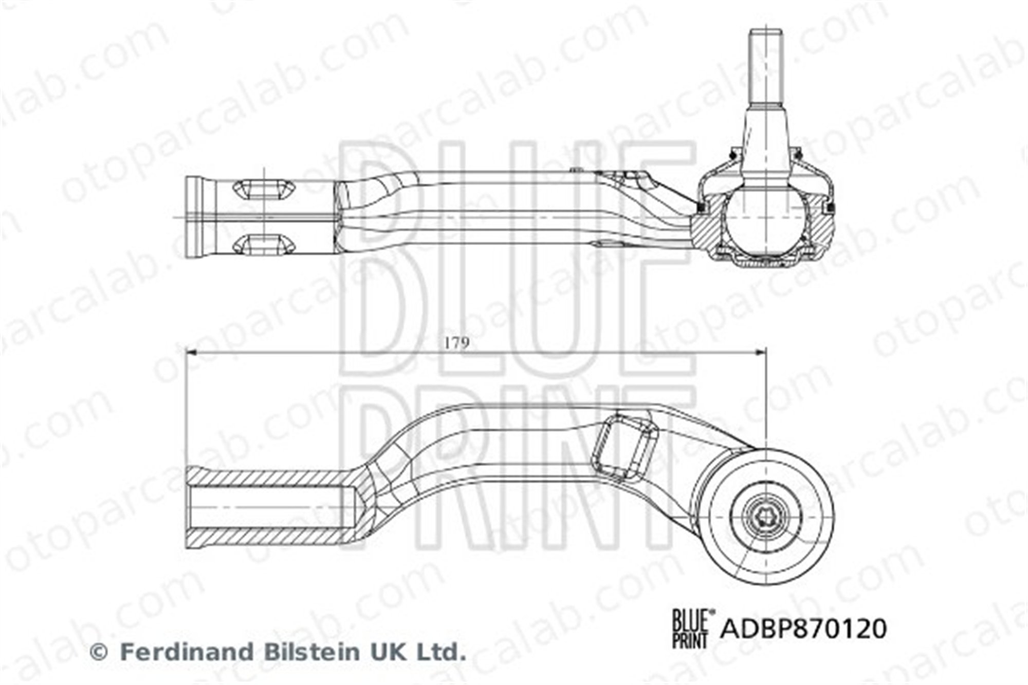 BLUE PRINT ADBP870120 Rot Başı Sağ RENAULT CAPTUR II CLIO V ADBP870120 MQ001863