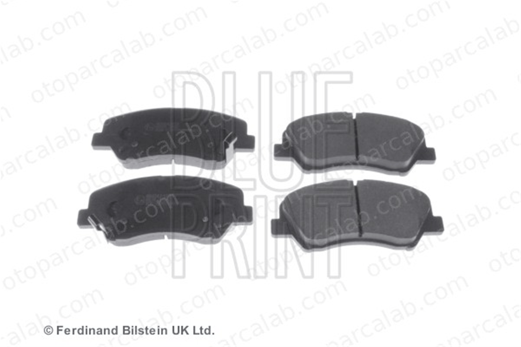 BLUE PRINT ADG042153 Fren Disk Balata Ön HYUNDAI i20 II i20 II Coupe 581011RA05 581014LA00