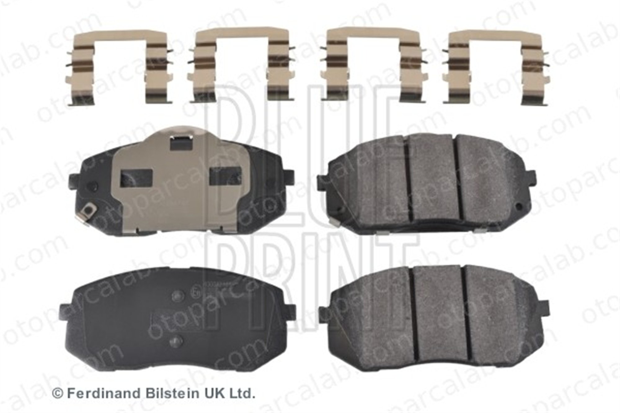 BLUE PRINT ADG042161 Fren Disk Balata Ön HYUNDAI ix35 KIA SPORTAGE III 581012SA51 581013ZA76