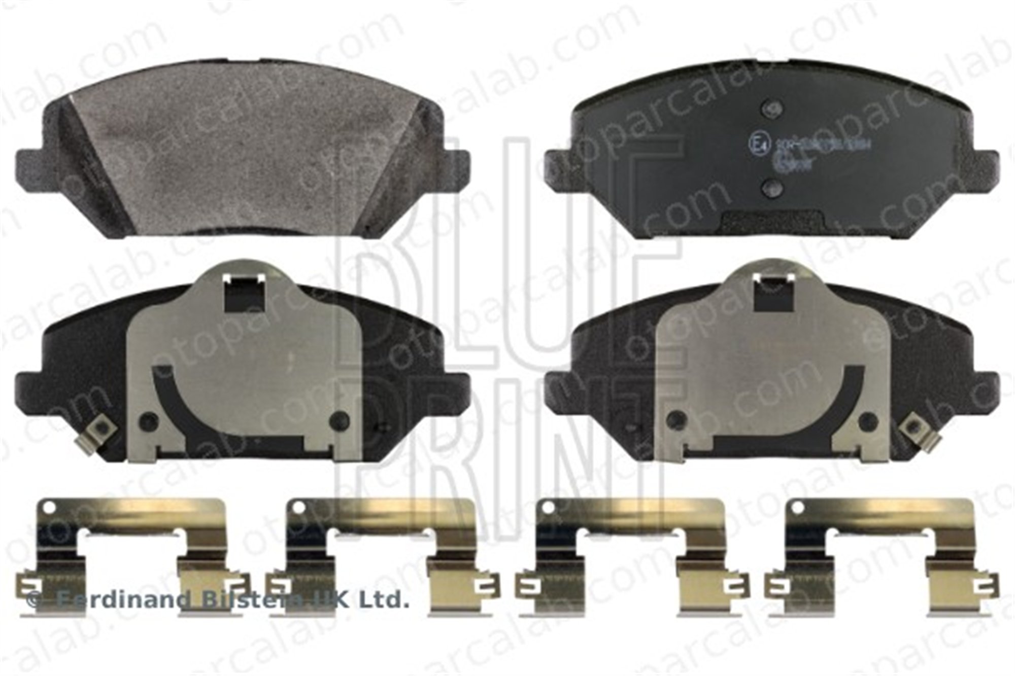 BLUE PRINT ADG042177 Fren Disk Balata Ön HYUNDAI i30 i30 Station wagon 58101G4A00 58101G4A10