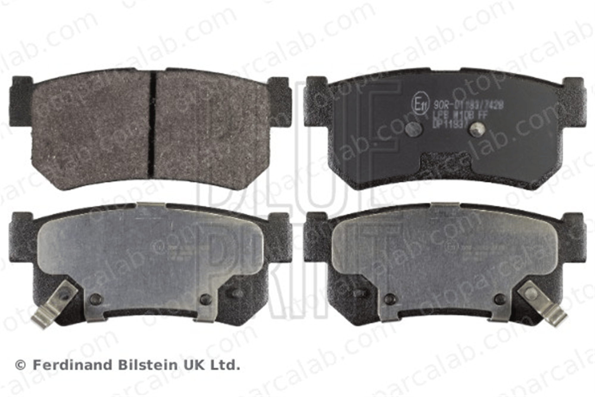 BLUE PRINT ADG04262 Fren Disk Balata Arka SSANGYONG REXTON / REXTON II MUSSO 4841305102 4841305100