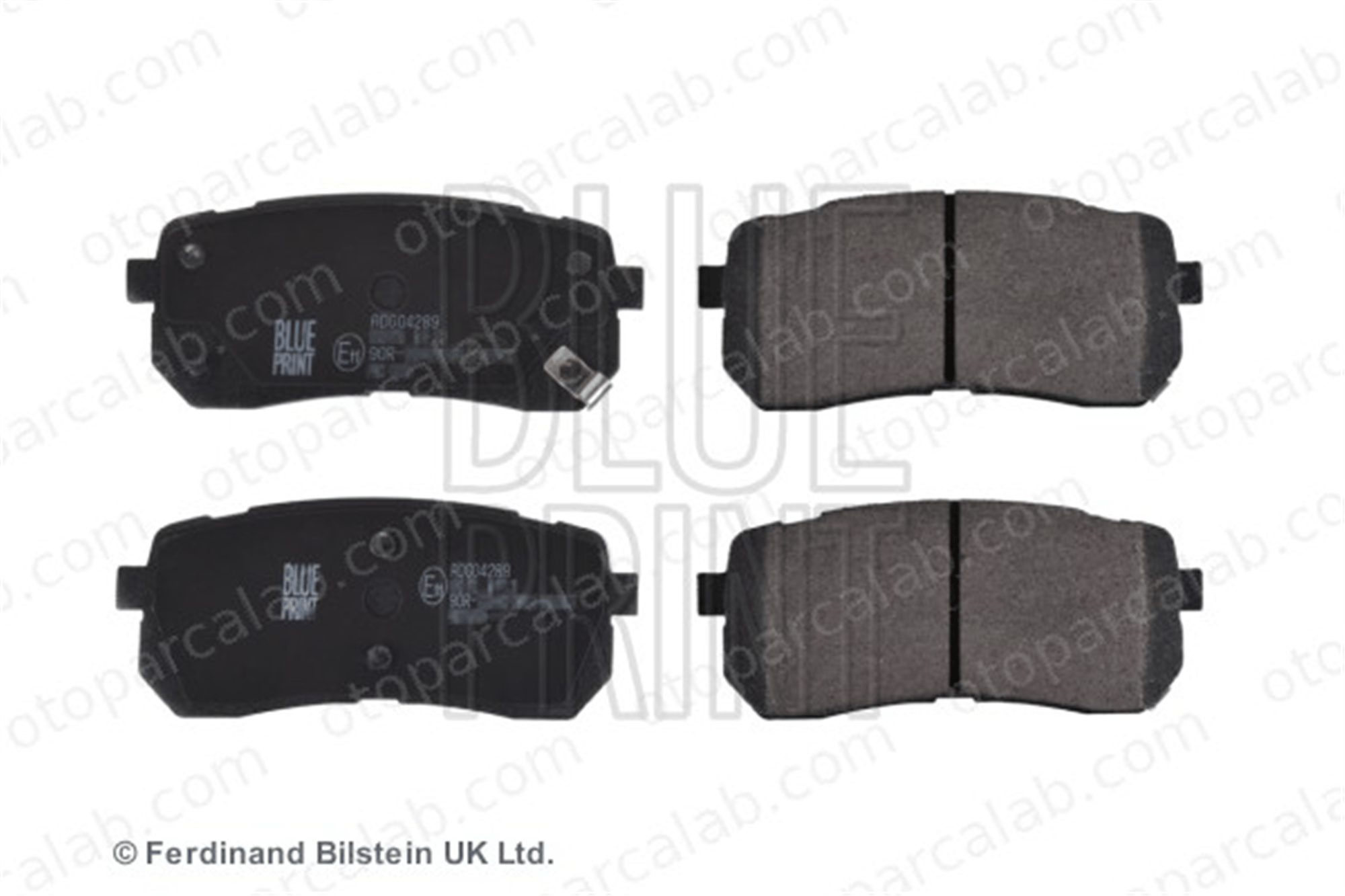 BLUE PRINT ADG04289 Fren Disk Balata Arka KIA CARNIVAL / GRAND CARNIVAL III HYUNDAI H-1 Cargo 583024DE00 583023JA00