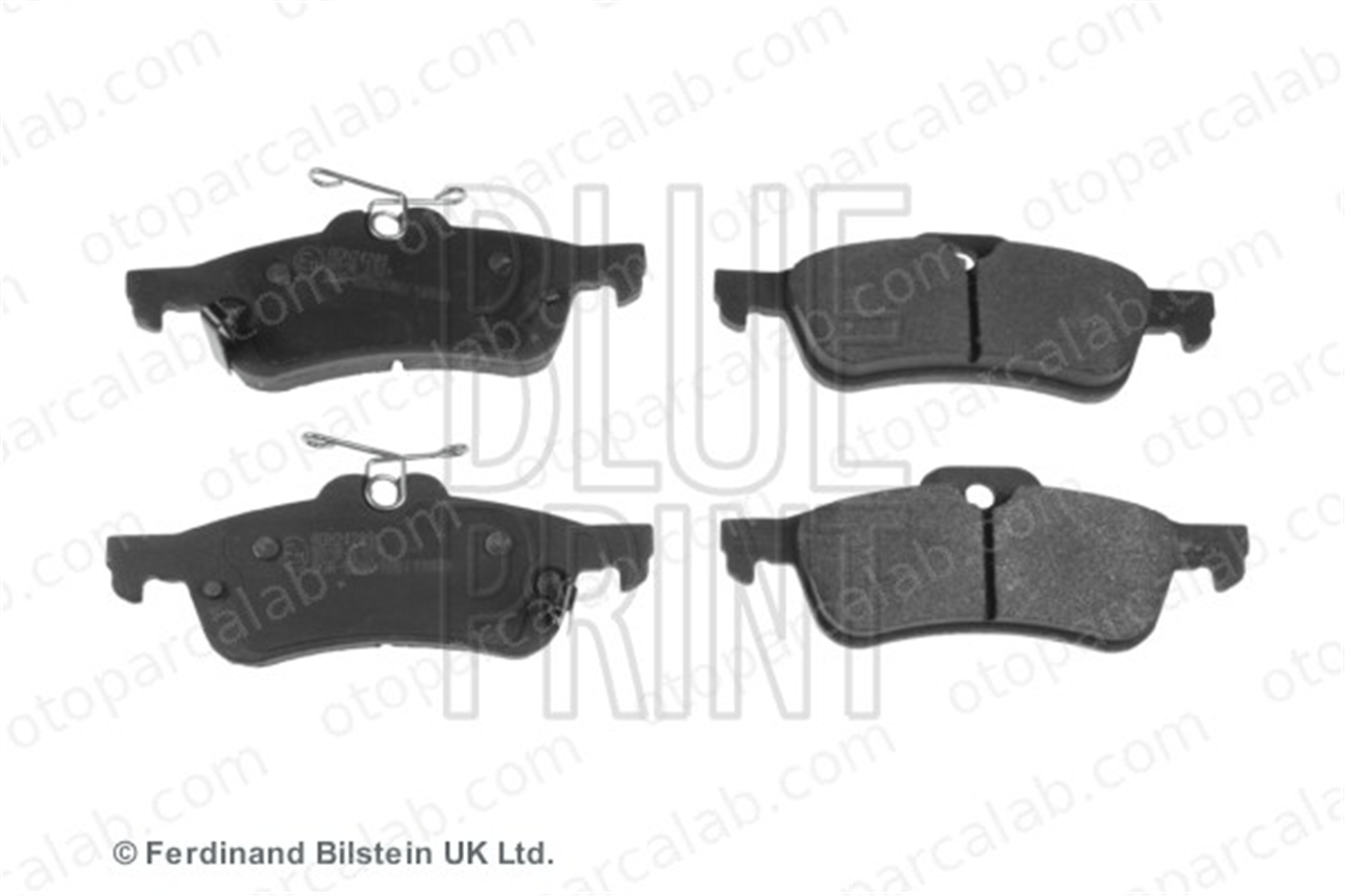 BLUE PRINT ADH24289 Fren Disk Balata Arka TOYOTA YARIS HONDA CIVIC IX 43022TV0E01 44660D010