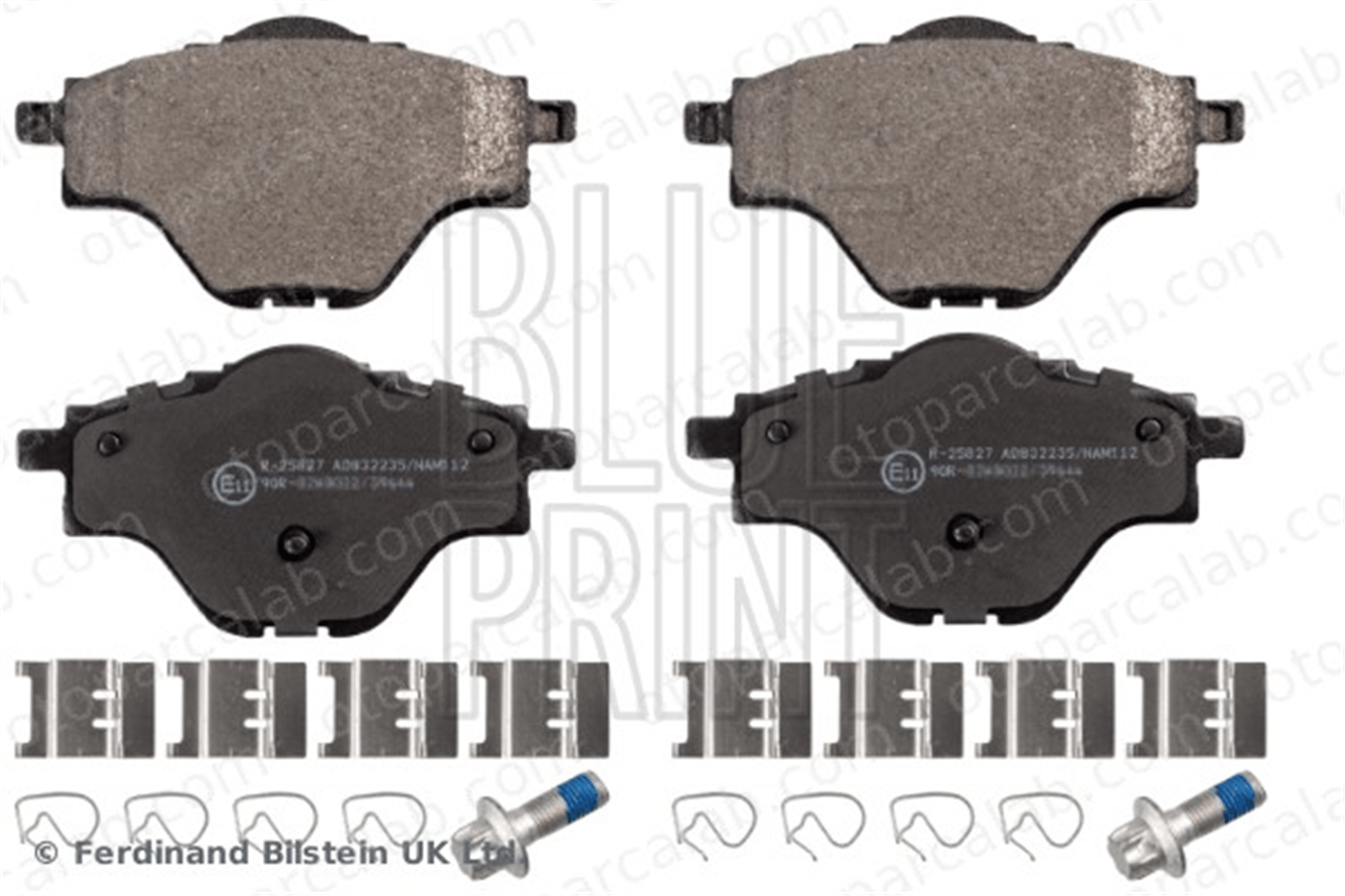 BLUE PRINT ADP154252 Fren Disk Balata Arka PEUGEOT 308 II 5008 II 95525386 1609000980