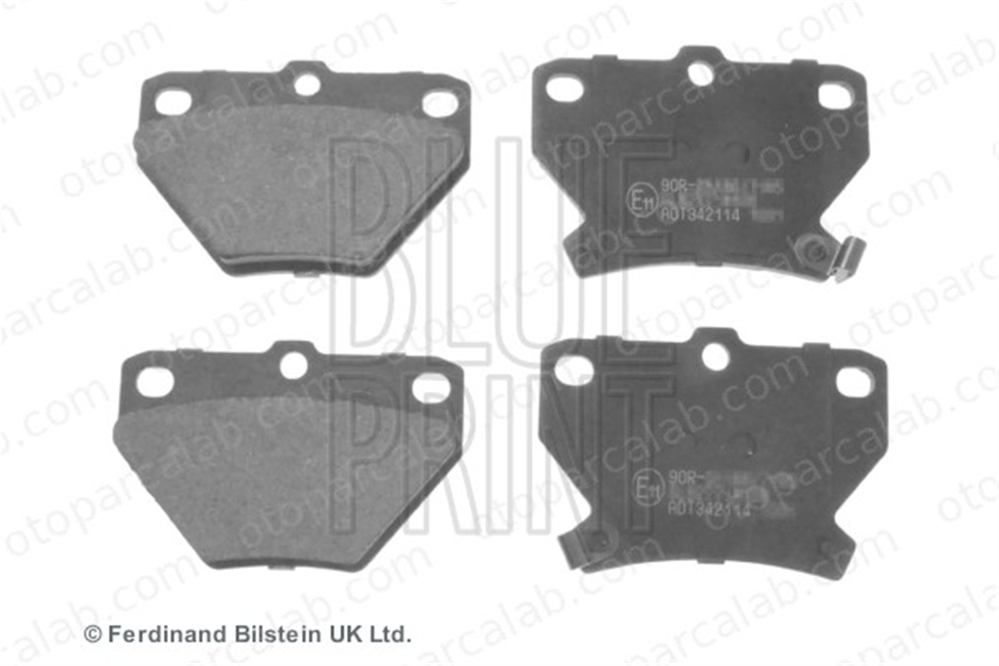 BLUE PRINT ADT342114 Fren Disk Balata Arka TOYOTA COROLLA YARIS VERSO 446620090 0446620090
