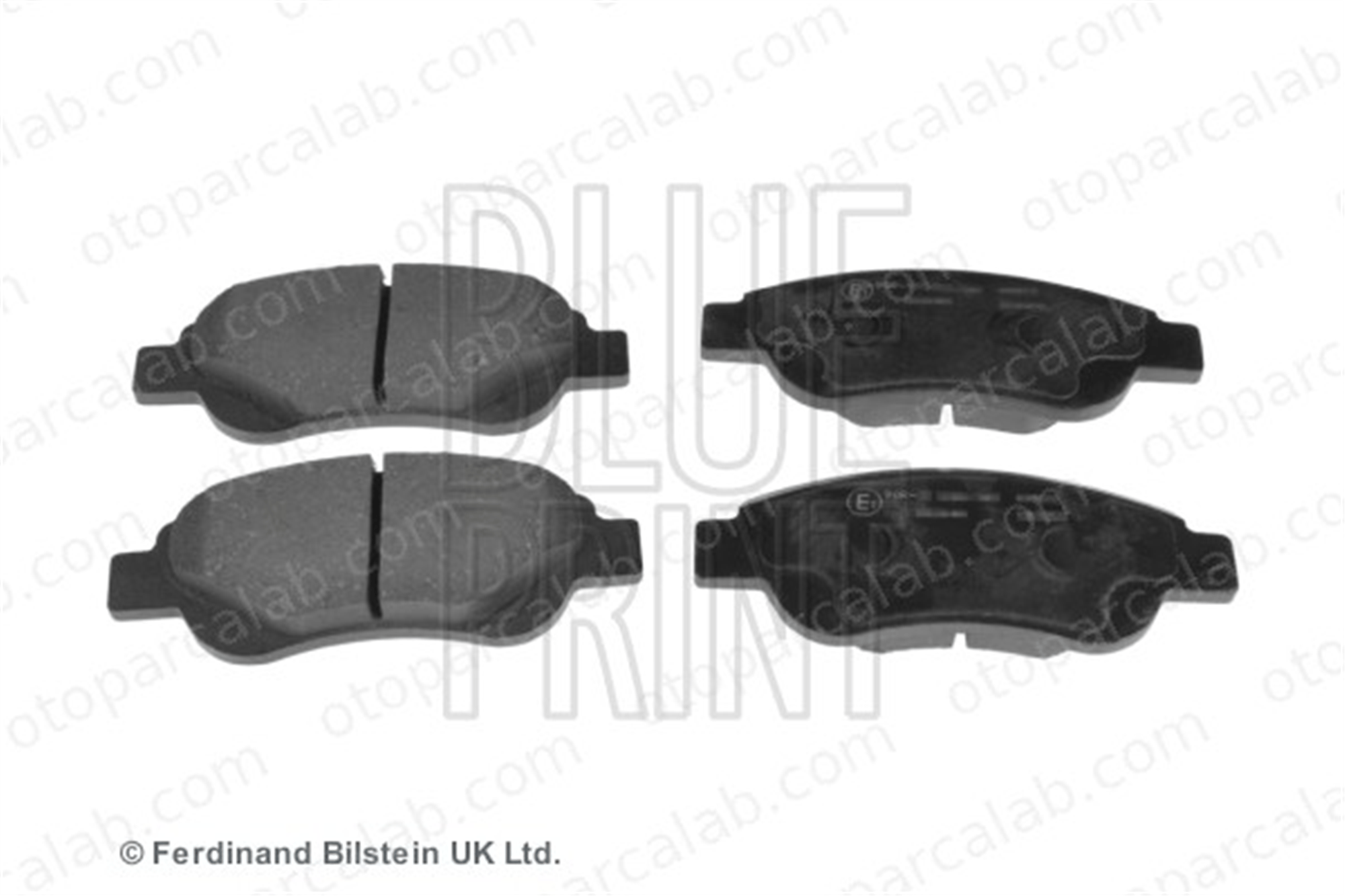 BLUE PRINT ADT342155 Fren Disk Balata Ön TOYOTA AYGO CITROËN C1 II 425328 1611456980