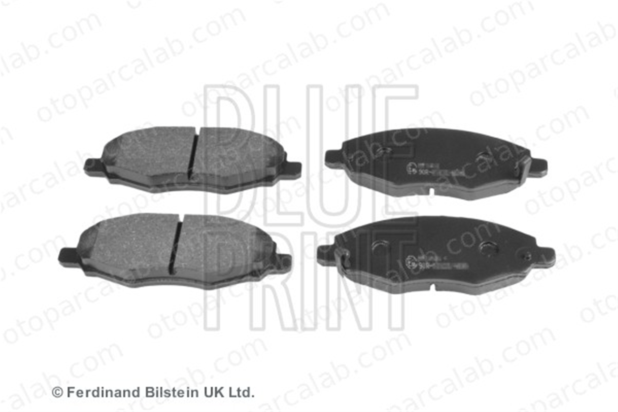 BLUE PRINT ADT342159 Fren Disk Balata Ön TOYOTA HILUX VII Pick-up 44650K040 044650K040
