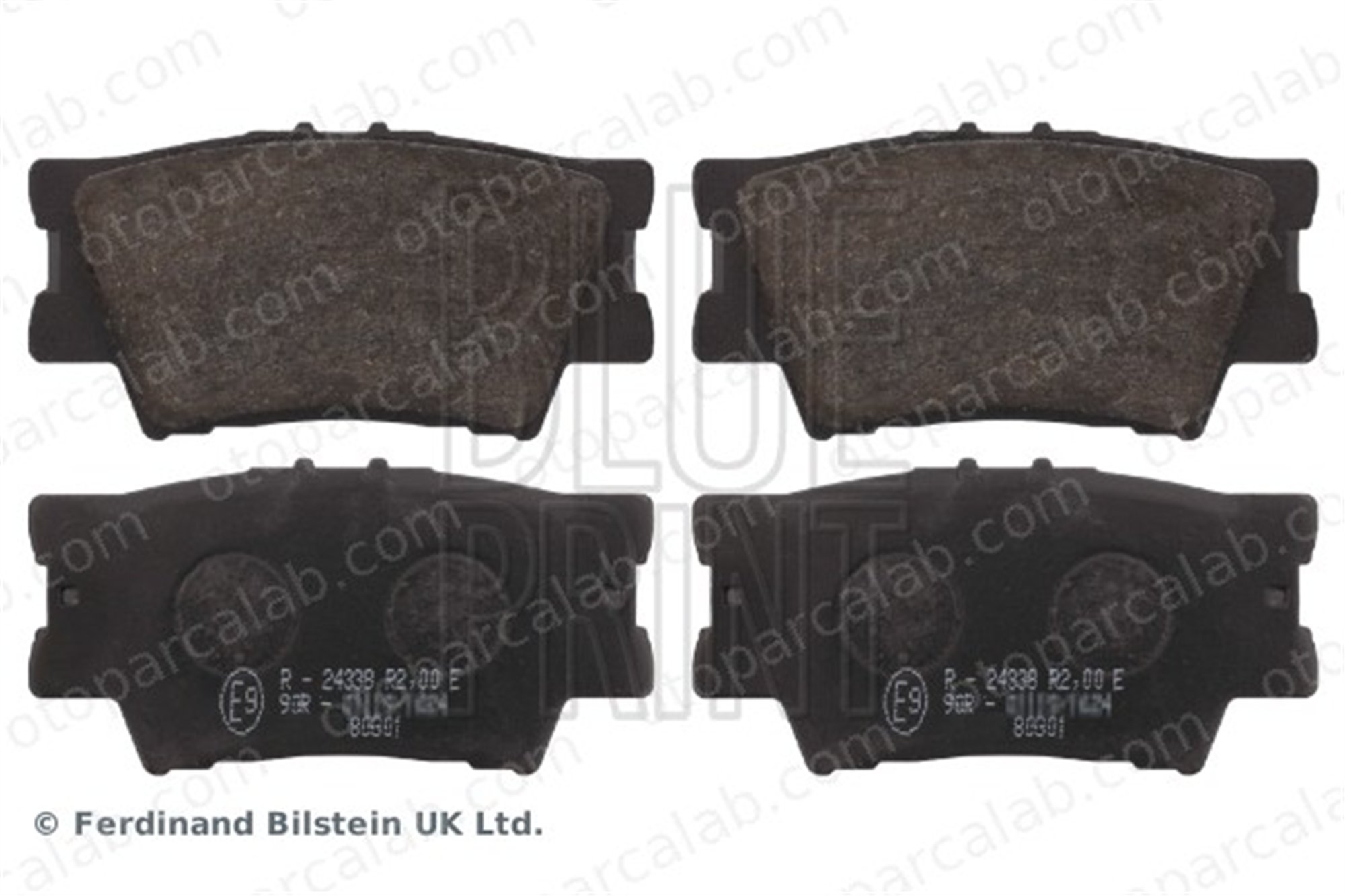 BLUE PRINT ADT342168 Fren Disk Balata Arka TOYOTA CAMRY Sedan RAV 4 IV 446602220 0446602220