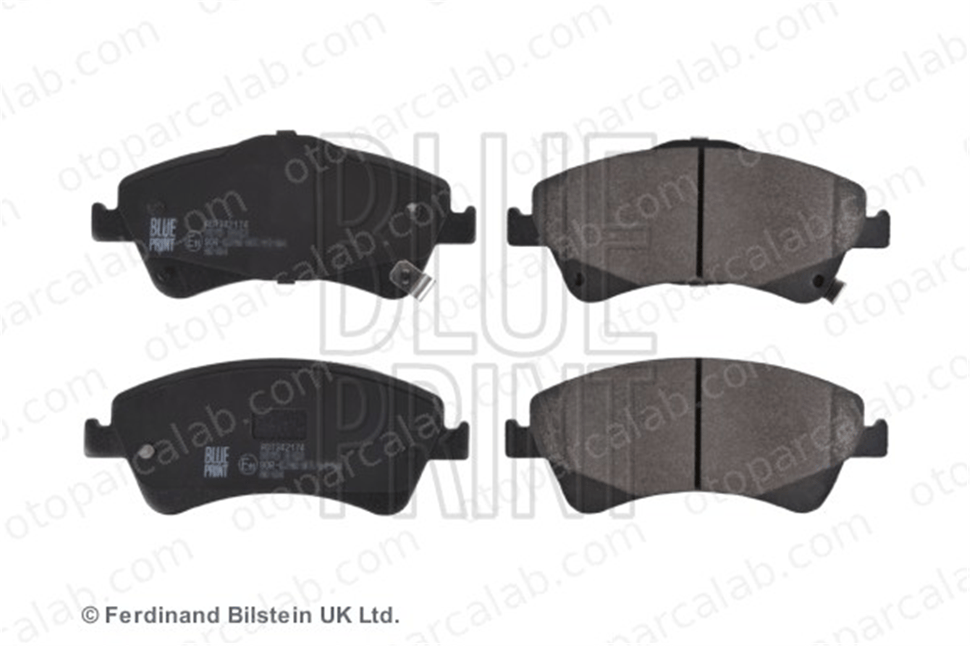 BLUE PRINT ADT342174 Fren Disk Balata Ön TOYOTA AVENSIS Sedan AVENSIS Station wagon 446502170 04465-02170