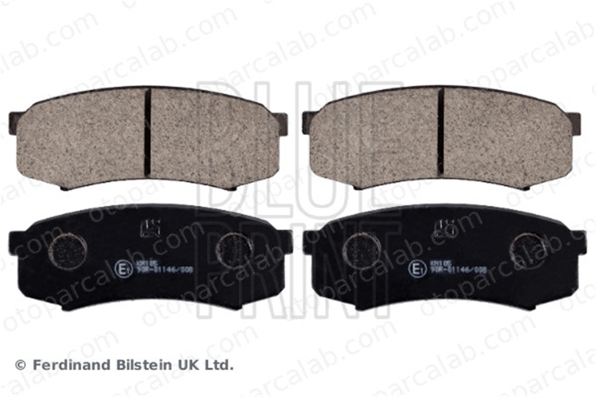 BLUE PRINT ADT34280 Fren Disk Balata Arka TOYOTA LAND CRUISER PRADO LAND CRUISER 446660080 446660010