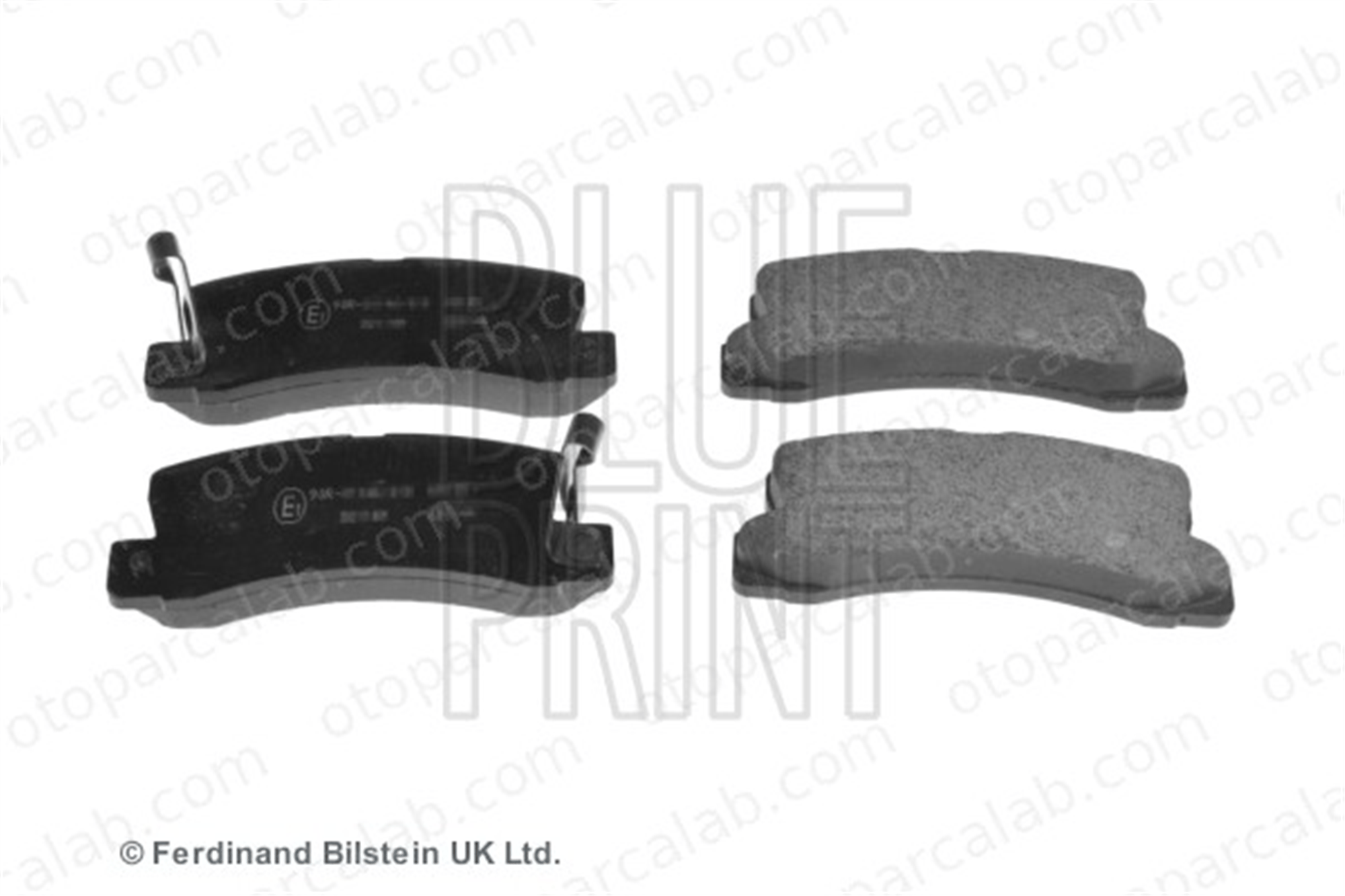 BLUE PRINT ADT34284 Fren Disk Balata Arka TOYOTA CAMRY CELICA Coupe 446612120 04466-12120