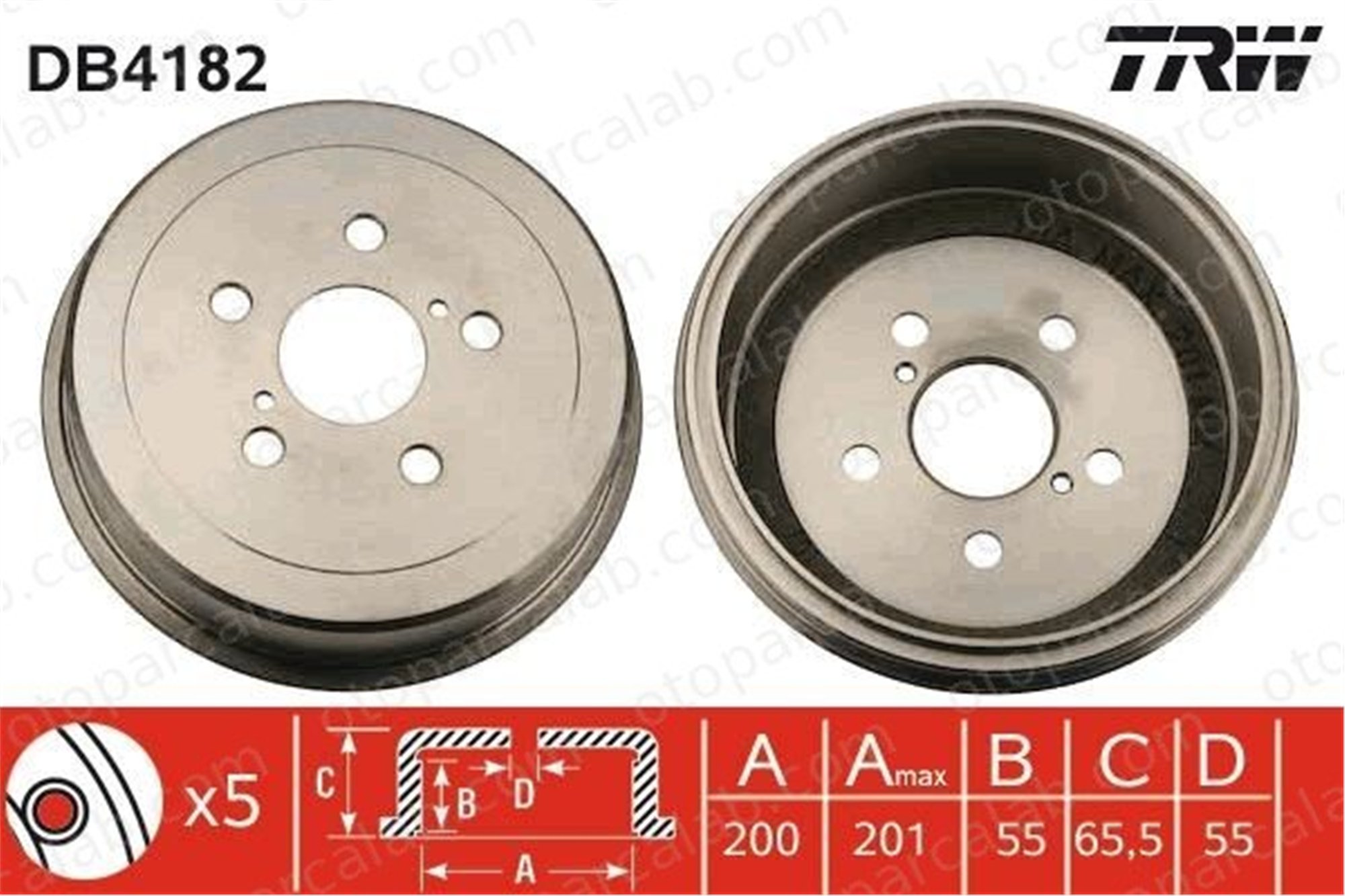 BLUE PRINT ADT34707 Kampana Arka Sağ veya Sol TOYOTA CARINA E VI CARINA E VI Sedan 4243120190 4243105010