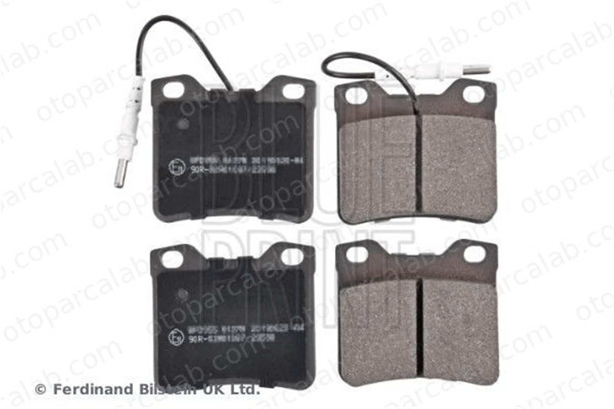 BLUE PRINT ADU174280 Fren Disk Balata Arka MERCEDES-BENZ VITO Minibüs/Otobüs VITO Panelvan/Van A0024204820 24204820