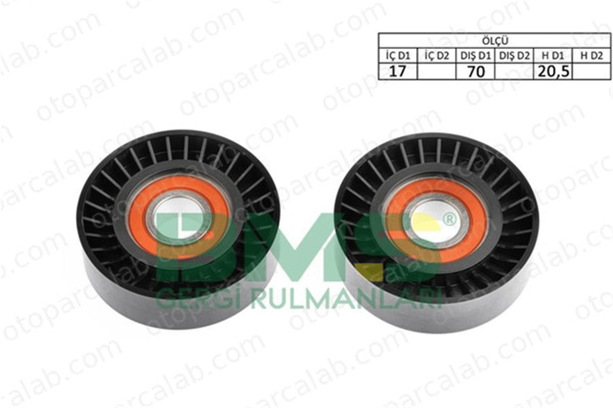 BMS 260 Vantilatör Kayış Gergi Rulmanı CITROËN C3 I FORD C-MAX 6M5Q6A228 575186