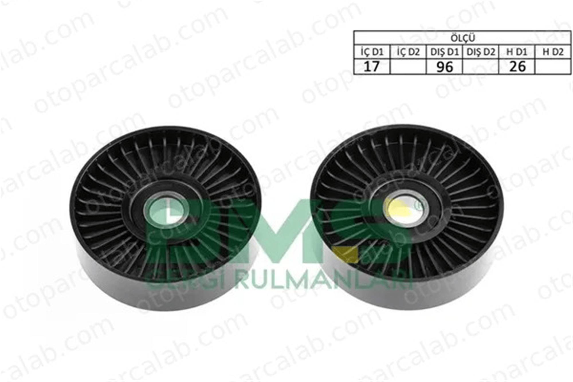 BMS 262 Vantilatör Kayış Gergi Rulmanı HYUNDAI i30 i30 Station wagon 532064410 58437