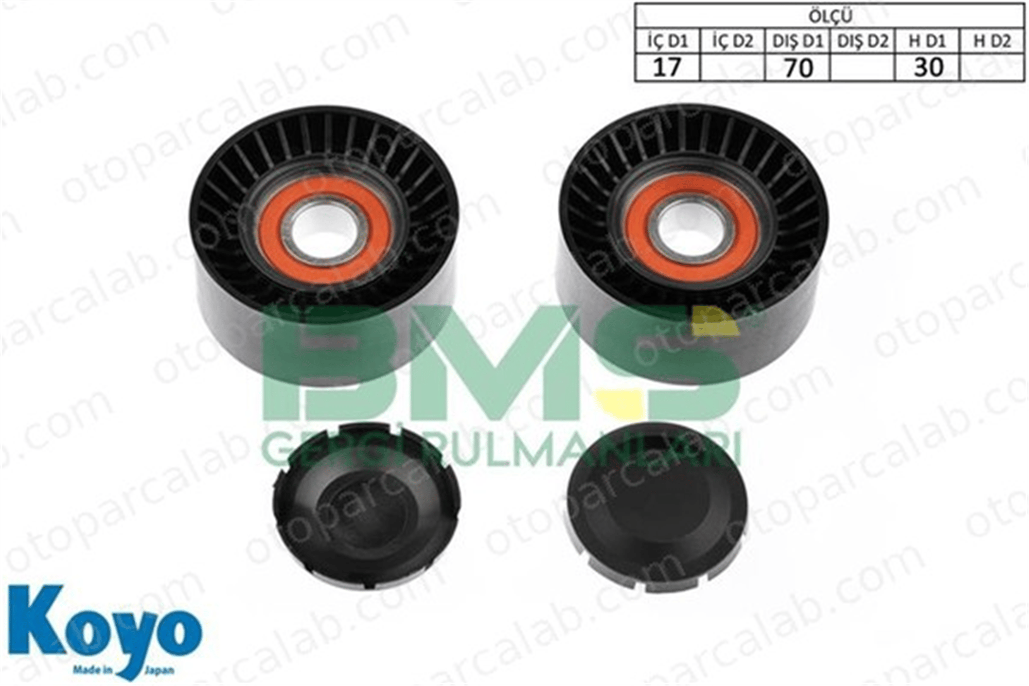 BMS 348 Vantilatör Kayış Gergi Rulmanı PORSCHE 911 CAYENNE 94810240200 9A110221200