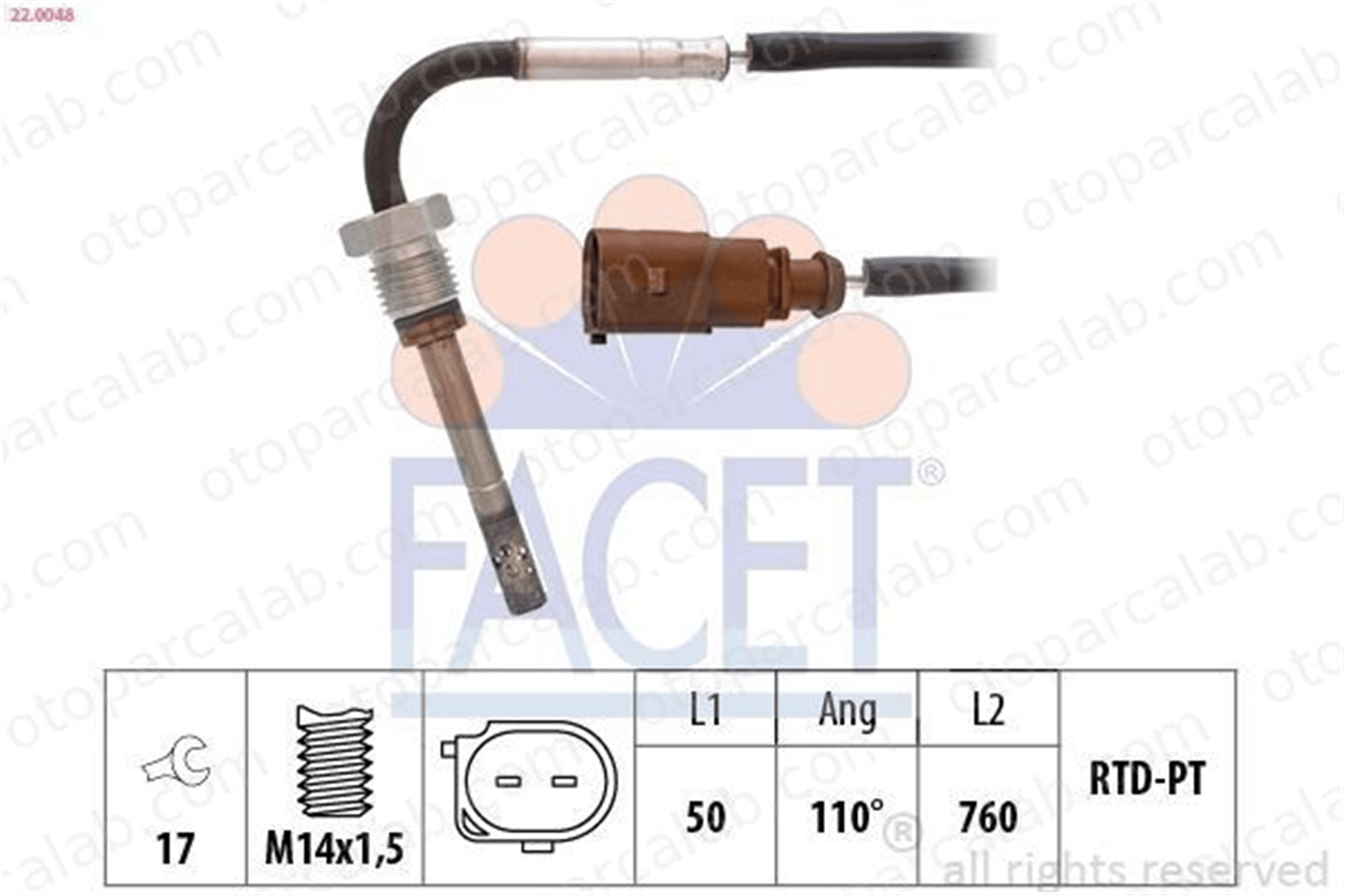 BOEM 03L906088FF Egzoz Sıcaklık Sensörü VW TRANSPORTER T5 Minibüs/Otobüs TRANSPORTER T5 Panelvan/Van 3L906088FF 137045