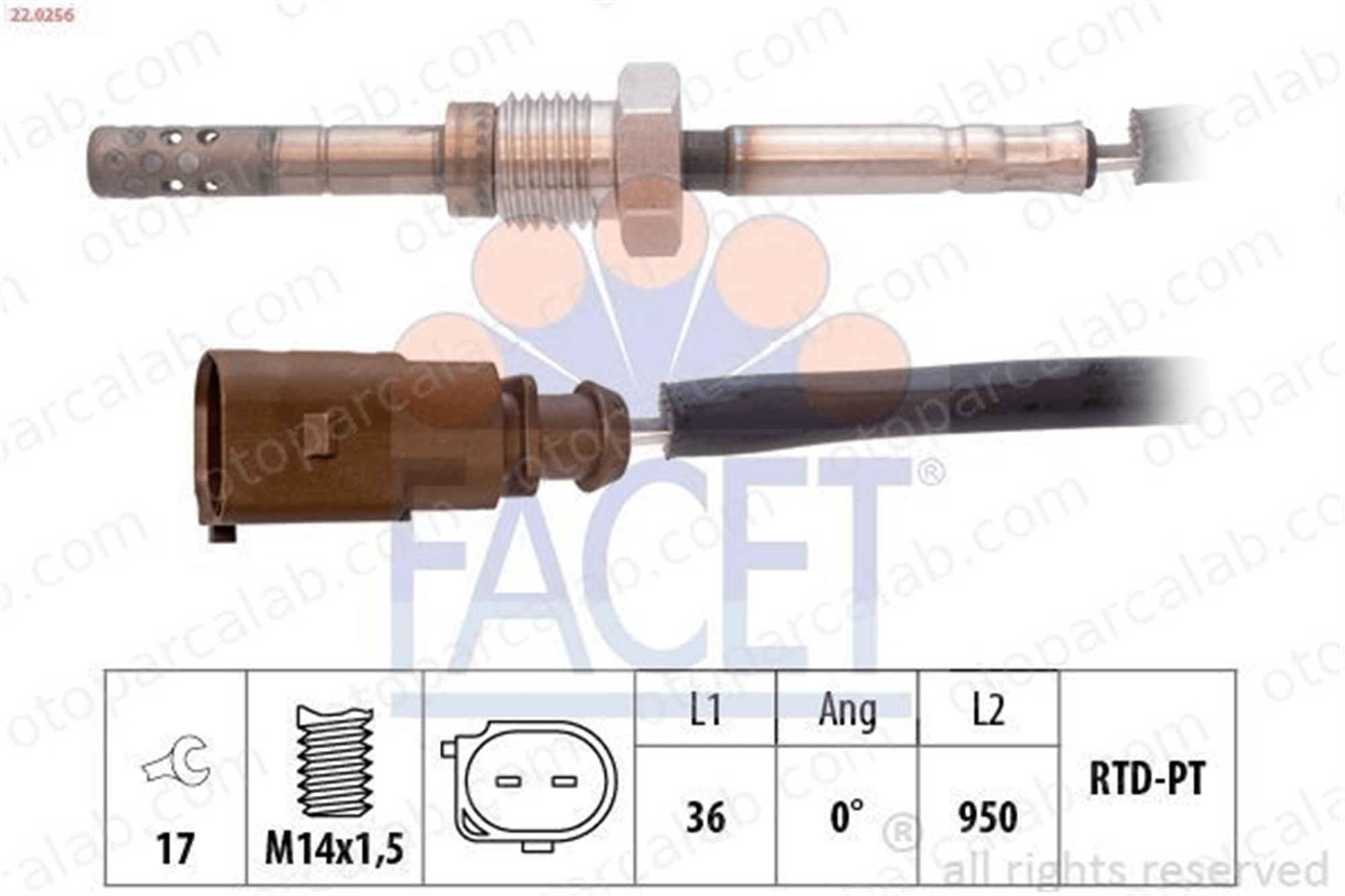 BOEM 04L906088E Egzoz Sıcaklık Sensörü SKODA OCTAVIA III OCTAVIA III Combi 4L906088E 04L 906 088 E