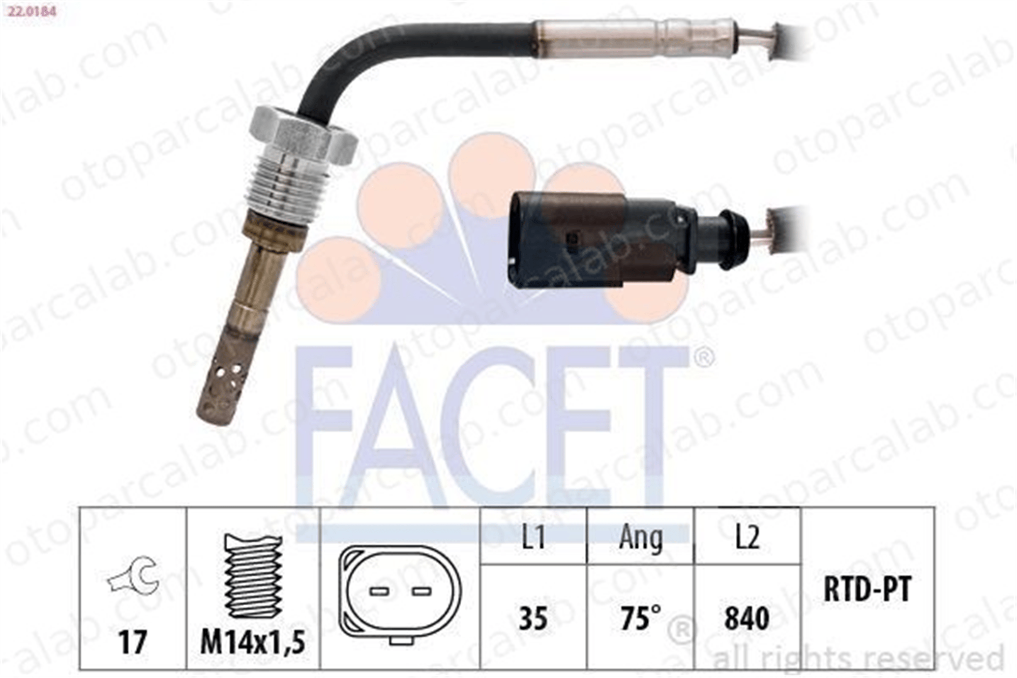 BOEM 059906088CP Egzoz Sıcaklık Sensörü AUDI Q7 A7 Sportback 59906088CP 059 906 088 CP