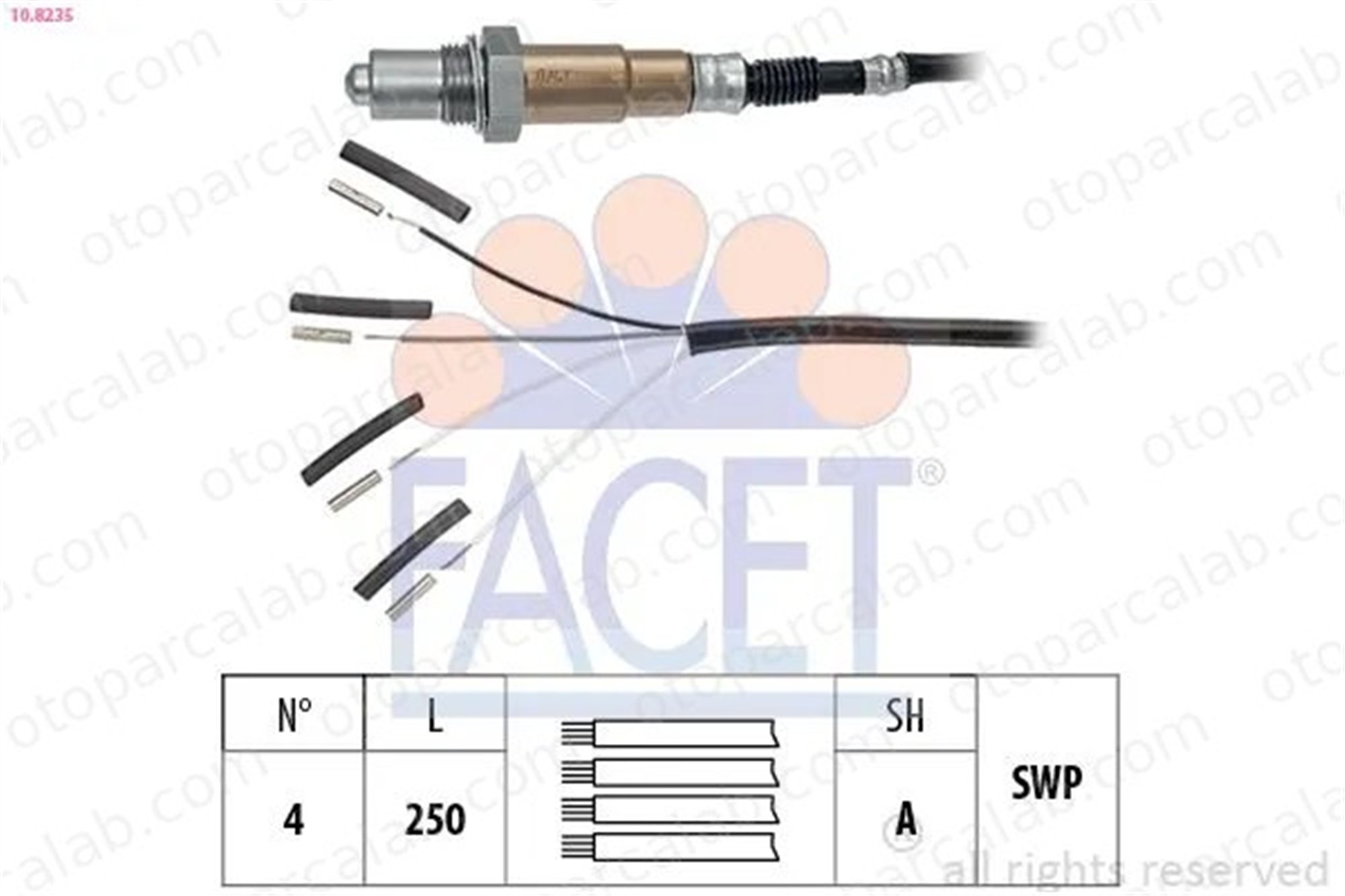 BOSCH 0 258 010 256 Oksijen (Lambda) Sensörü PORSCHE 911 VOLVO S80 I LR028931 46760863