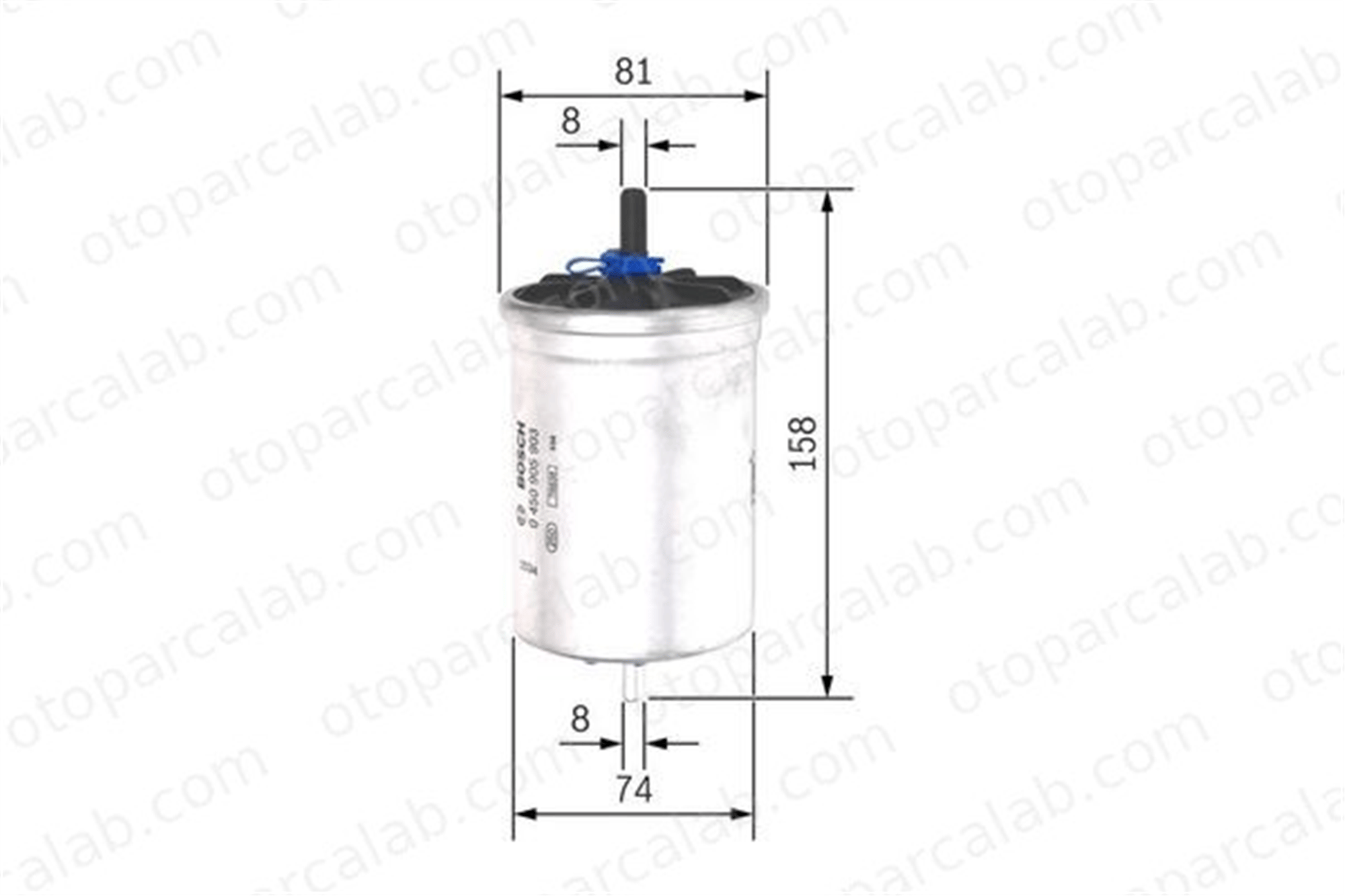BOSCH 0 450 905 903 Yakıt Filtresi RENAULT 19 II Chamade 19 II 7700820376