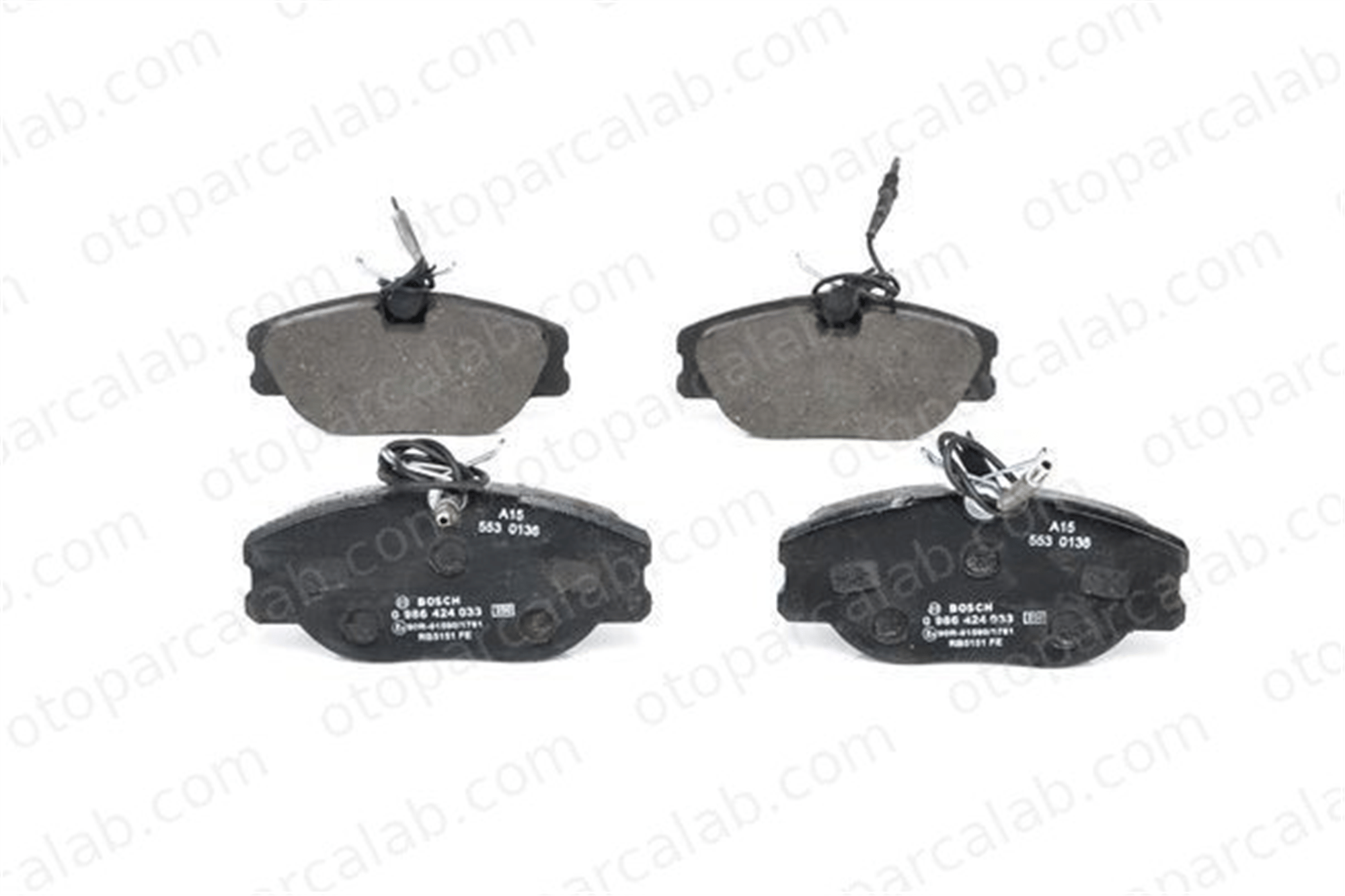 BOSCH 0 986 424 033 Fren Disk Balata Ön CITROËN JUMPY PEUGEOT EXPERT 425151 77362238