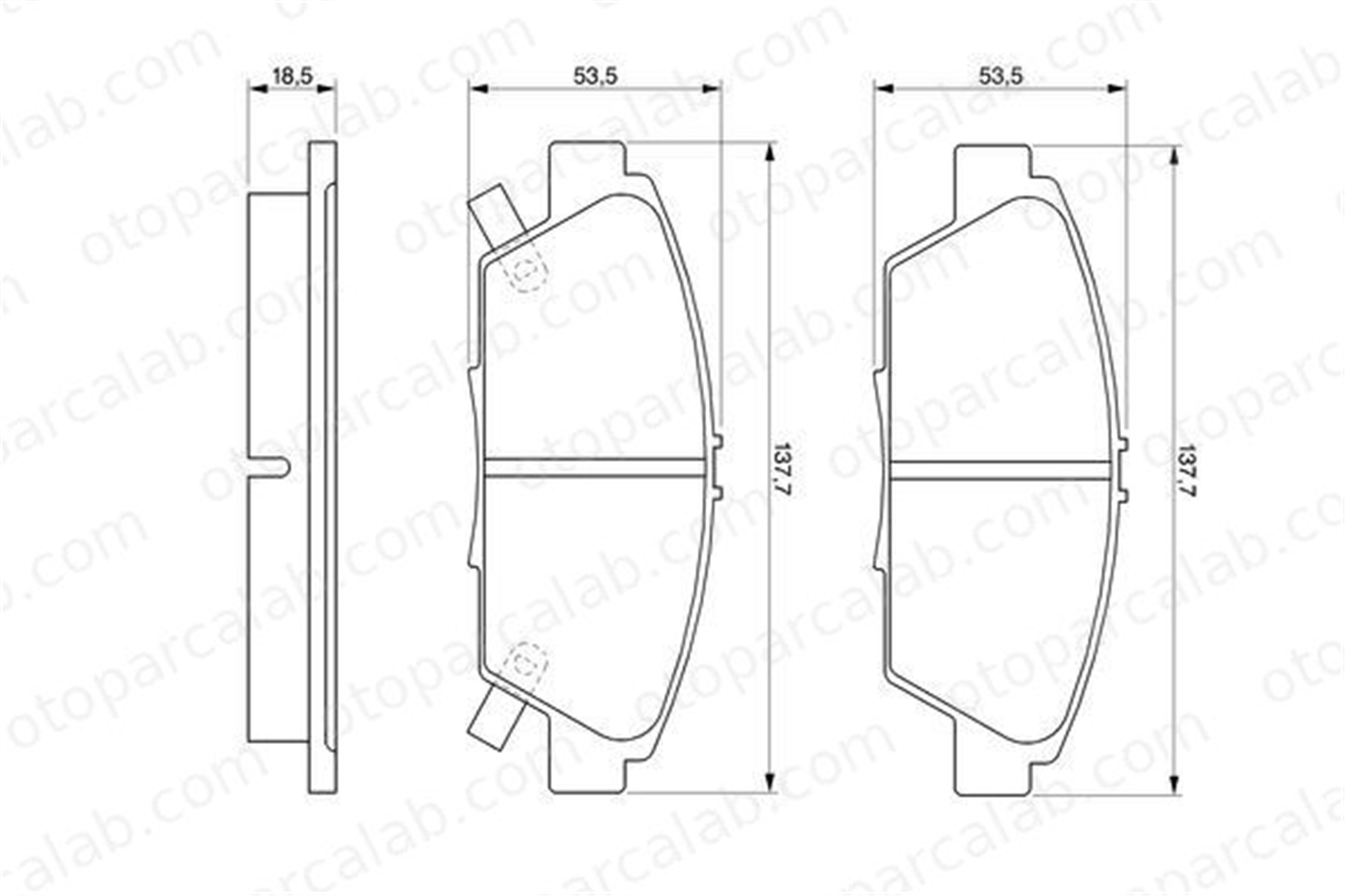 BOSCH 0 986 424 289 Fren Disk Balata Ön HONDA ACCORD V ROVER 600 I 45022S30G10 45022S30G12