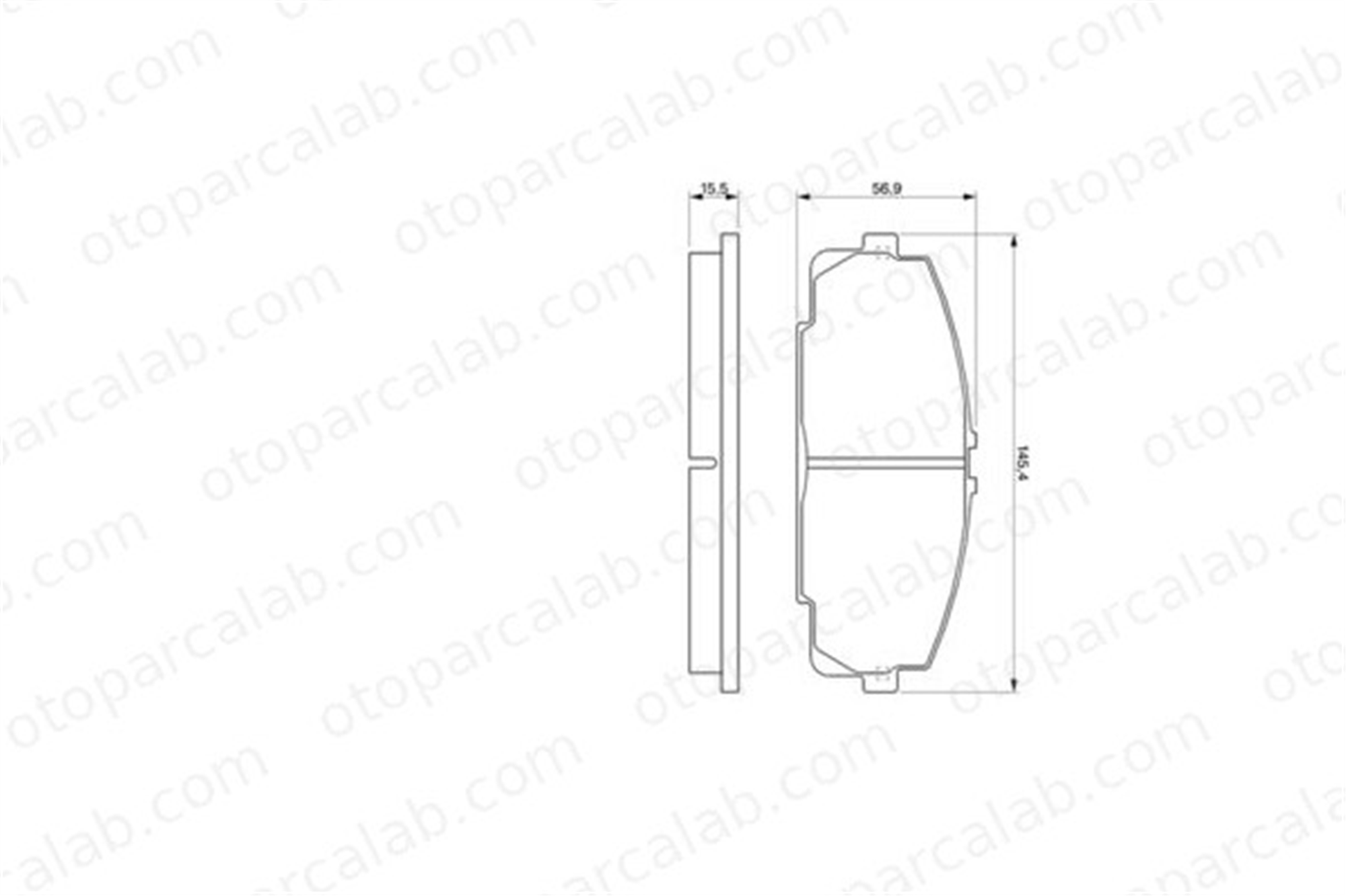 BOSCH 0 986 424 319 Fren Disk Balata Ön TOYOTA HIACE IV Minibüs/Otobüs HIACE IV Panelvan/Van 446526370 0446526370