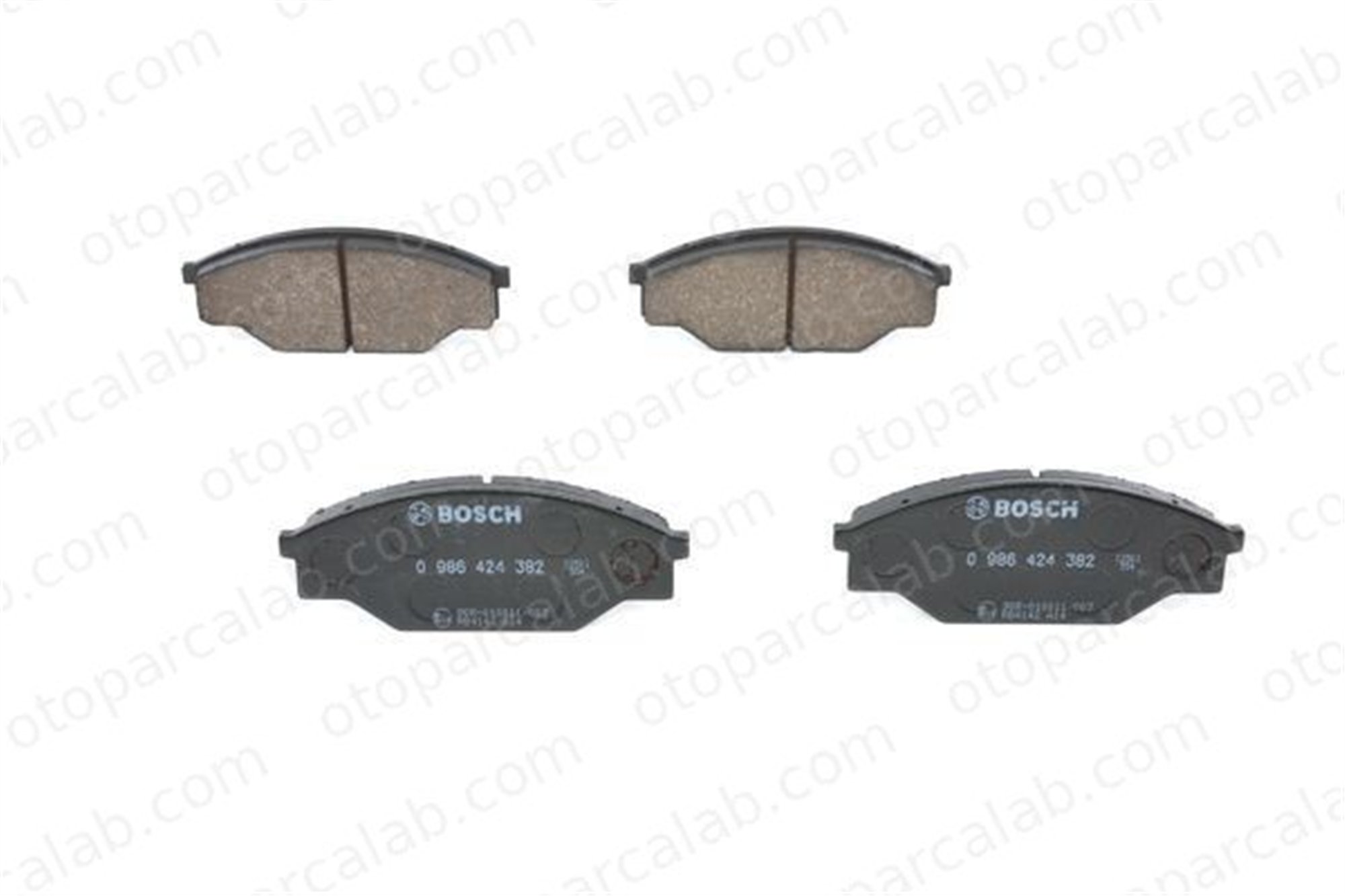 BOSCH 0 986 424 382 Fren Disk Balata Ön VW TARO TOYOTA HIACE III Minibüs/Otobüs 446540010 04465-40010