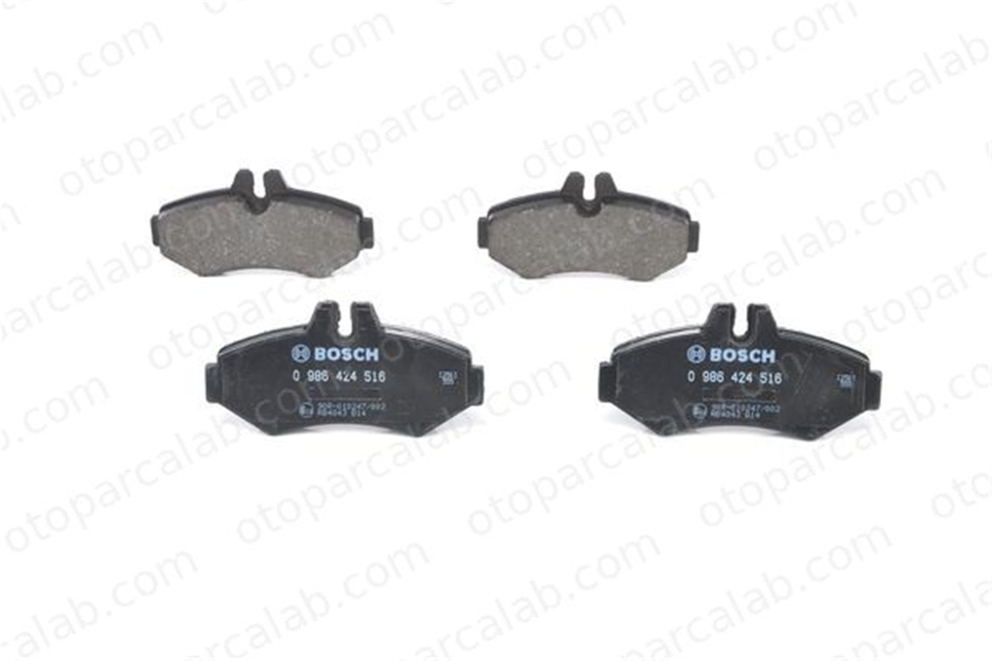 BOSCH 0 986 424 516 Fren Disk Balata Arka MERCEDES-BENZ G-SERISI SPRINTER 4-t Panelvan/Van A0004209720 5103557AA