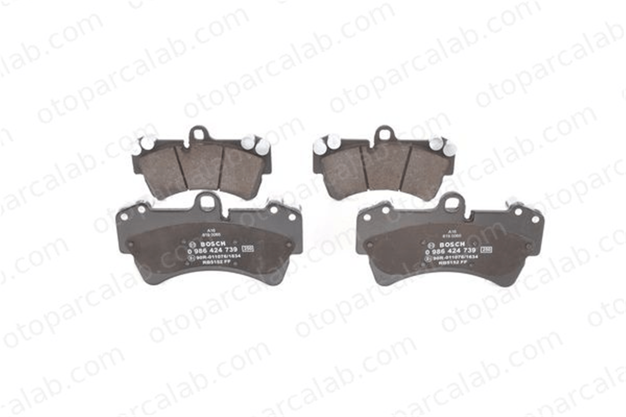 BOSCH 0 986 424 739 Fren Disk Balata Ön AUDI Q7 PORSCHE CAYENNE 7L0698151J 95535193910