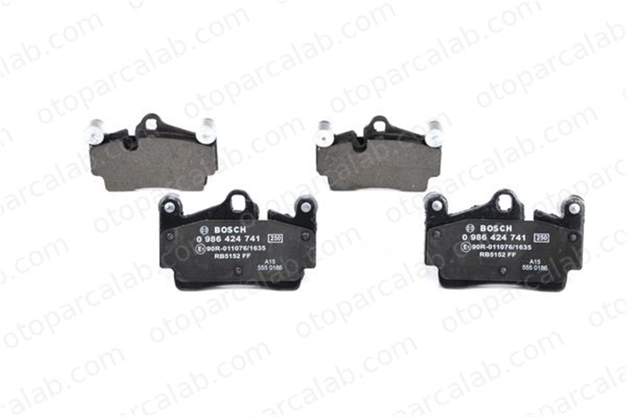 BOSCH 0 986 424 741 Fren Disk Balata Arka AUDI Q7 PORSCHE CAYENNE 7L5698451 95535293903