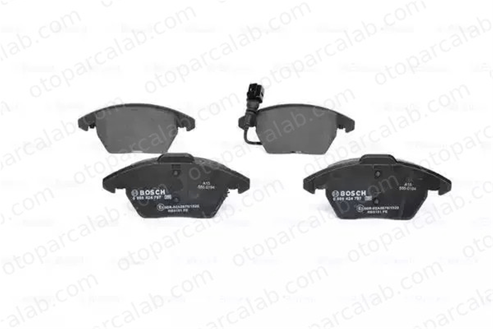 BOSCH 0 986 424 797 Fren Disk Balata Ön SEAT IBIZA IV SC IBIZA IV 1K0698151E 5K0698151