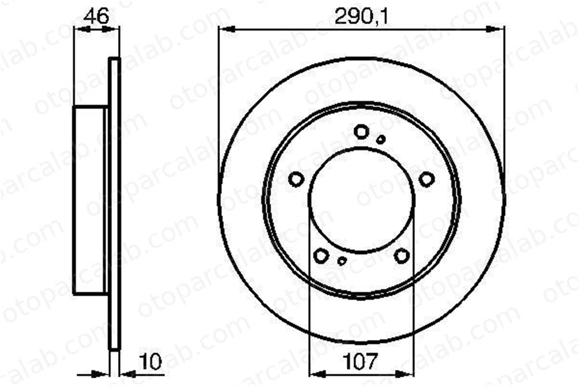 BOSCH 0 986 478 377 Fren Disk Ayna Ön Sağ ve Sol SUZUKI SAMURAI SUV SAMURAI Açık arazi aracı 5521180000A00 5521180000000