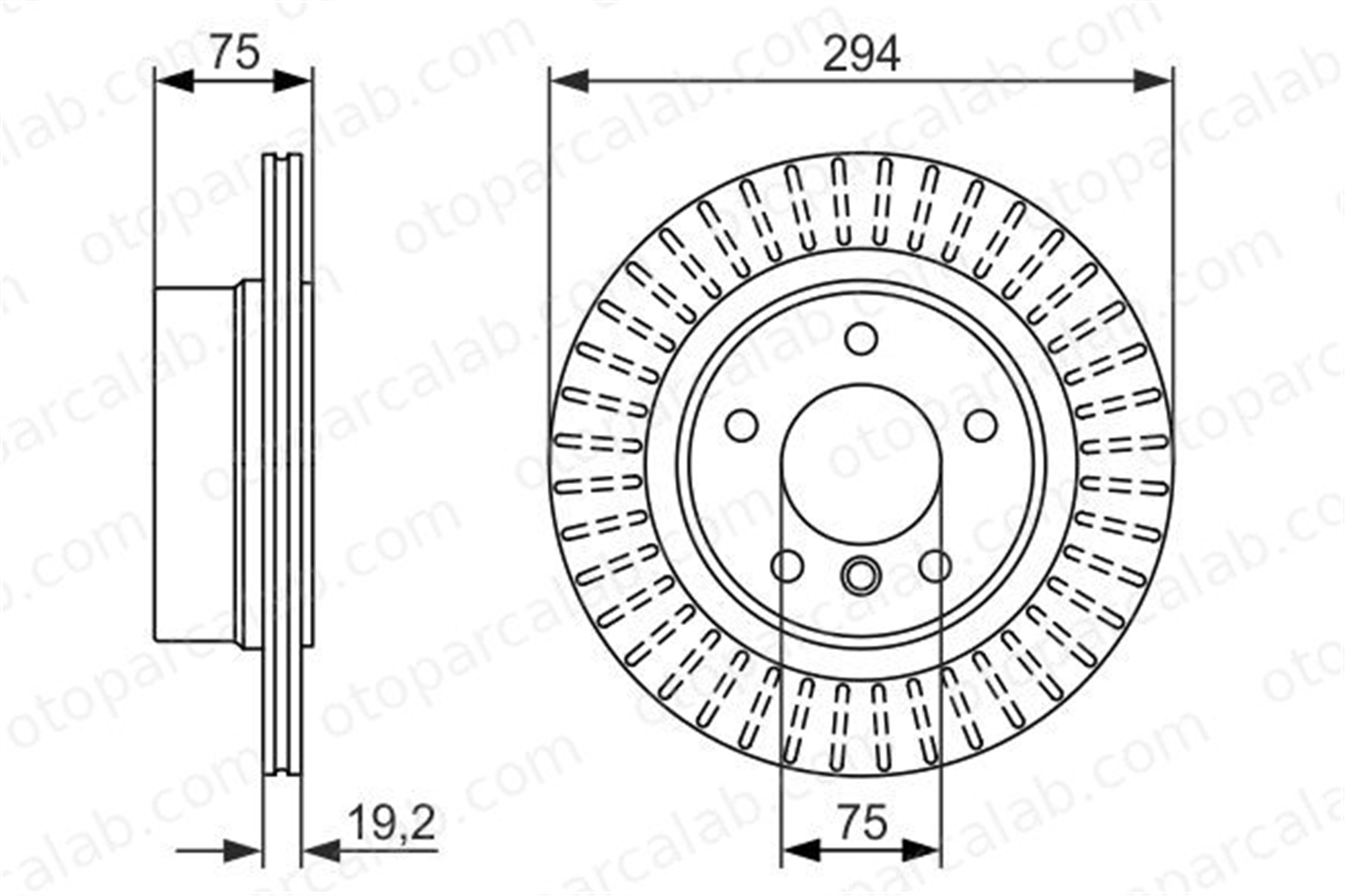 BOSCH 0 986 479 670 Fren Disk Ayna Arka Sağ ve Sol BMW Z4 Roadster Z4 Coupe 34216794303 34216754137