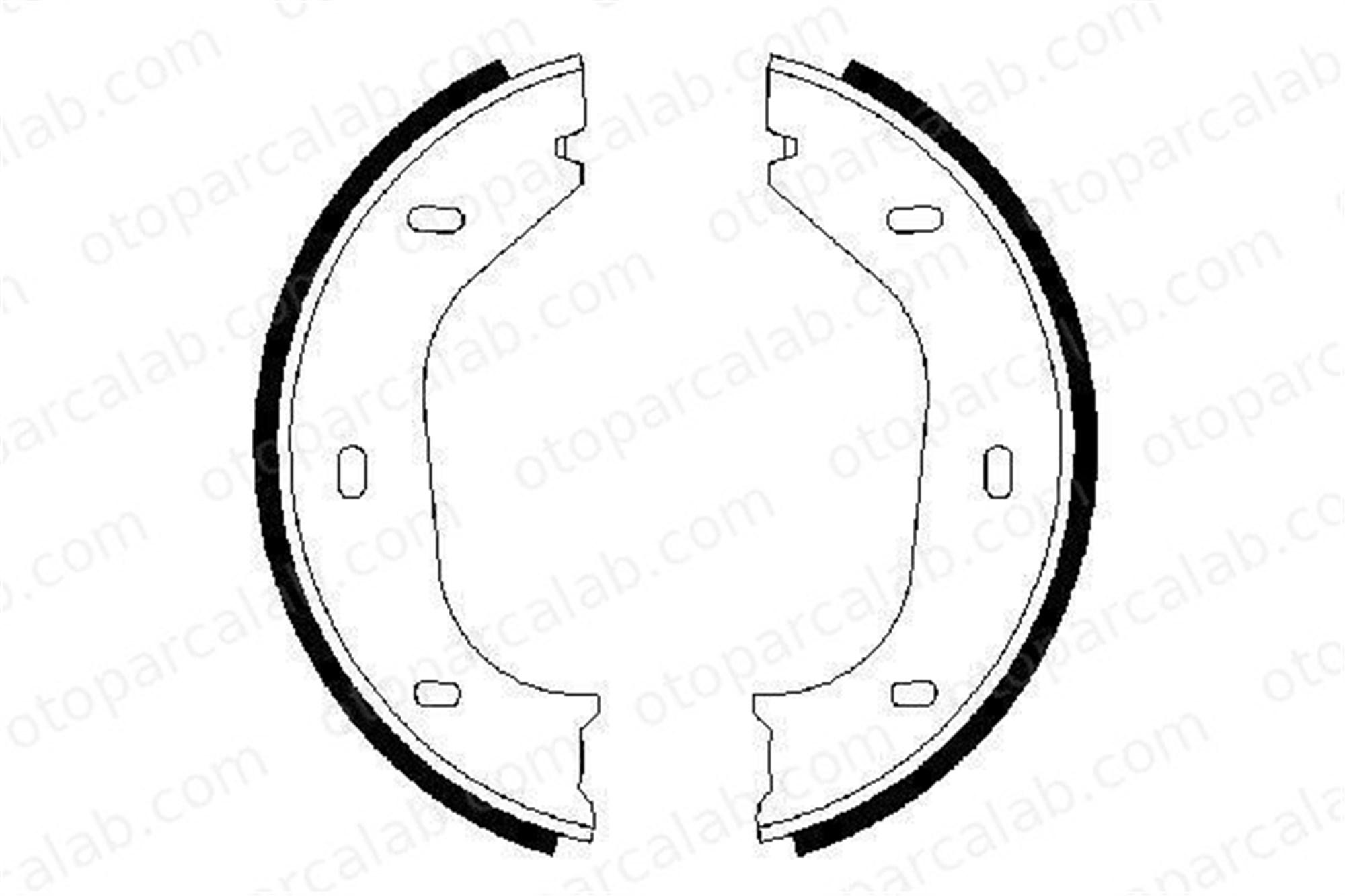 BOSCH 0 986 487 202 El Fren Balatası BMW 3 2500-3.3 34411159467 34411118053