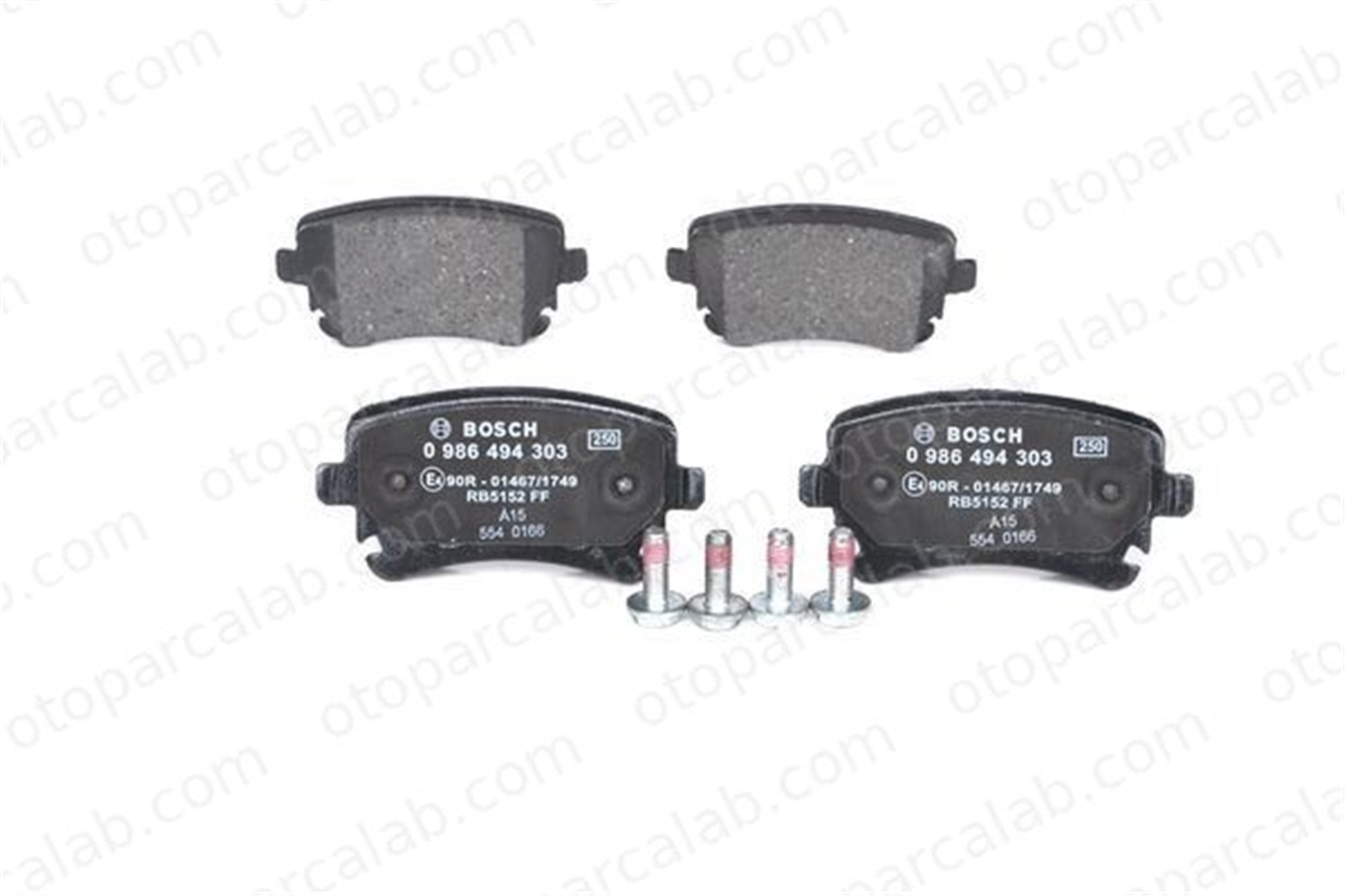 BOSCH 0 986 494 303 Fren Disk Balata Ön AUDI A6 C6 Avant A6 C6 4B3698451 4B3698451A