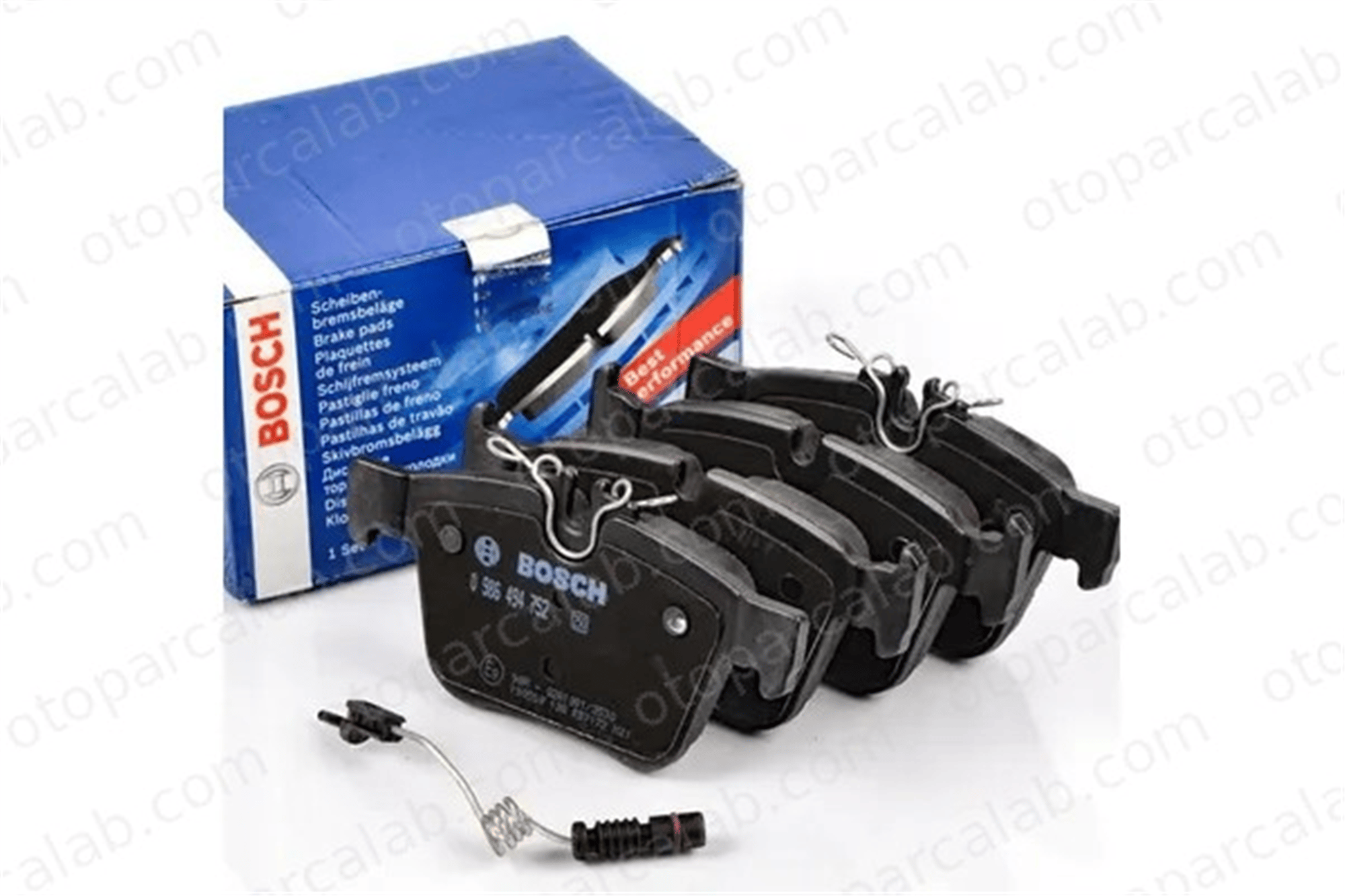 BOSCH 0 986 494 752 Fren Disk Balata Arka MERCEDES-BENZ C-SERISI C-SERISI T-Model A0004208200 4203602