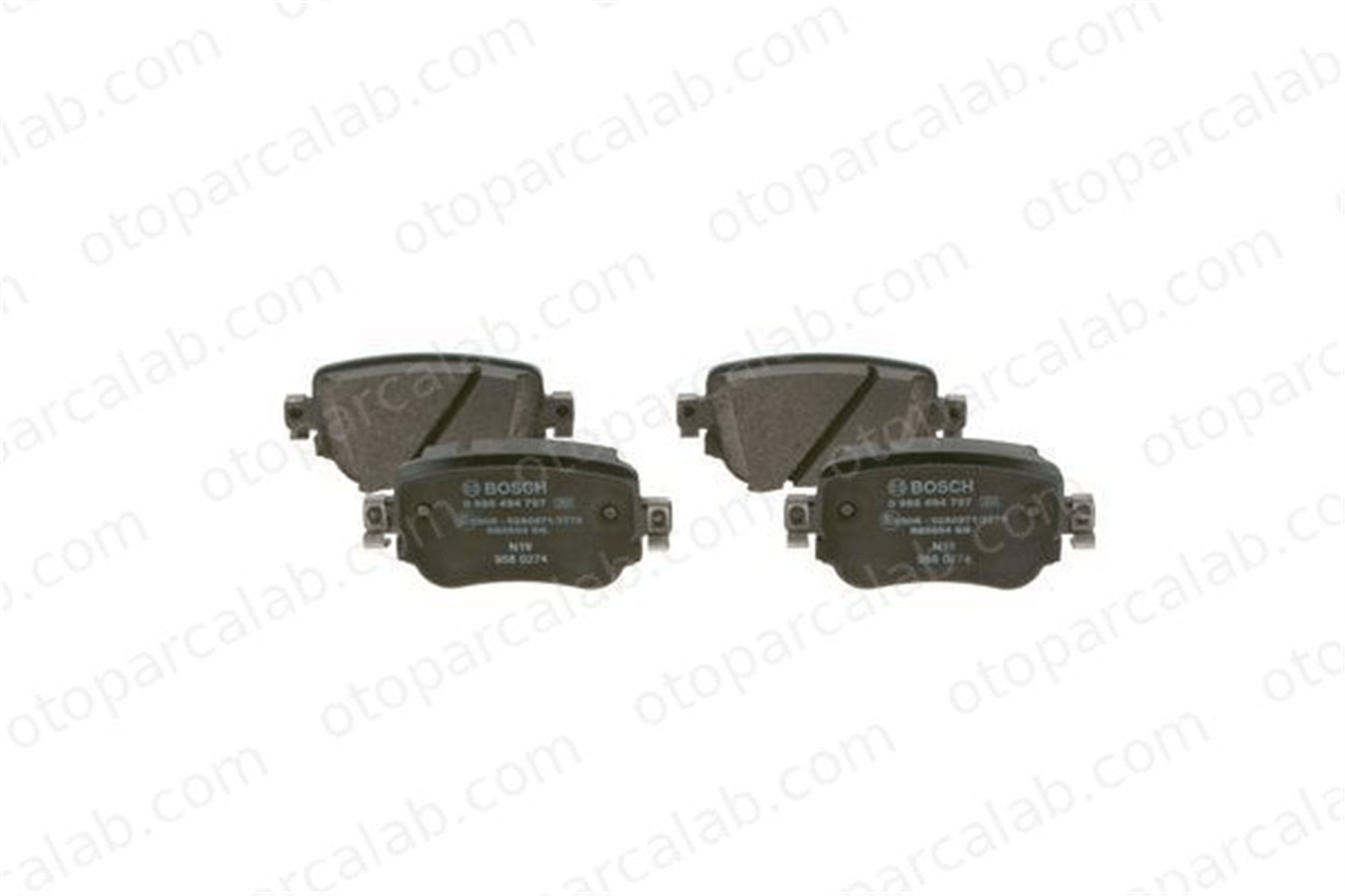 BOSCH 0 986 494 797 Fren Disk Balata Arka SEAT LEON ST SKODA OCTAVIA III 7N0698451A 5Q0698451B