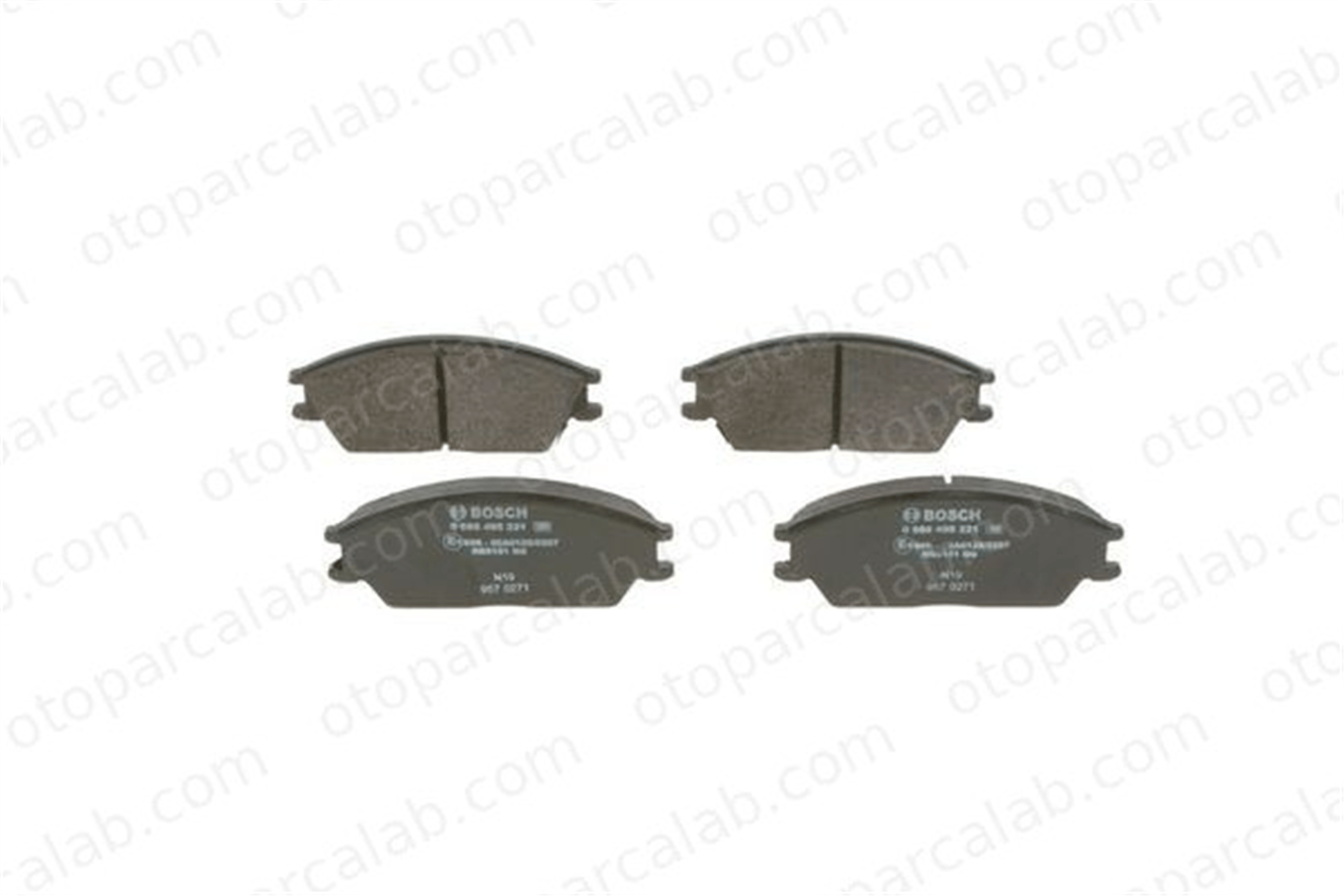 BOSCH 0 986 495 221 Fren Disk Balata Ön HYUNDAI GETZ ACCENT II Sedan 581011CA00 45022SA6600