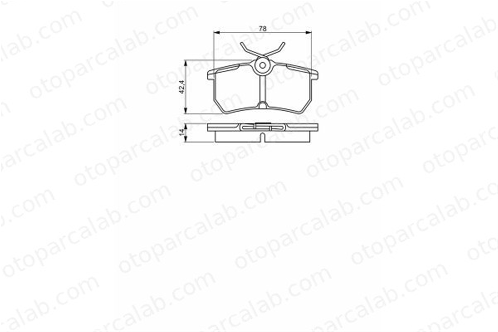 BOSCH 0 986 495 227 Fren Disk Balata Arka FORD FOCUS I FOCUS I Turnier 1075565 1107698
