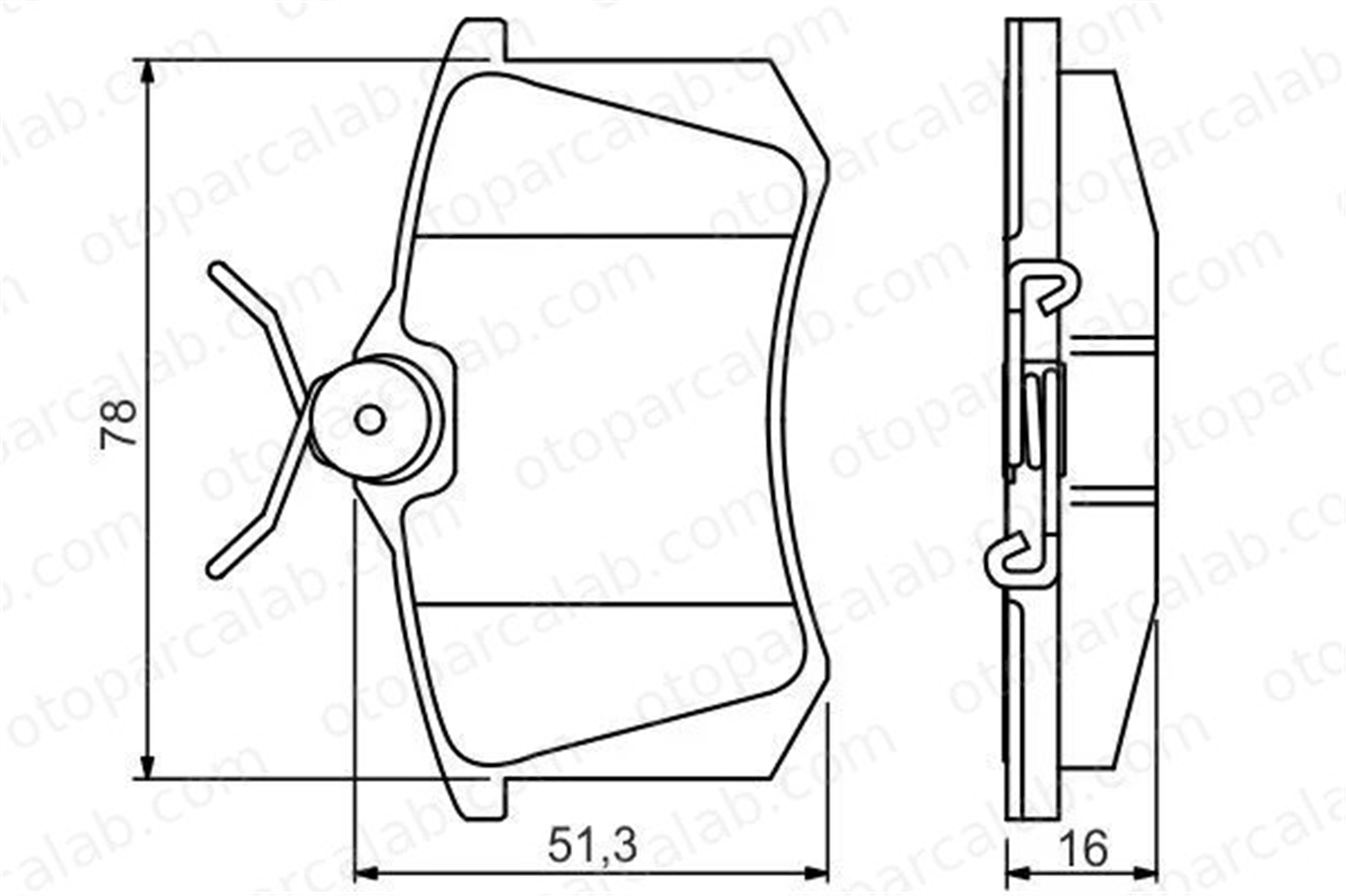 BOSCH 0 986 495 231 Fren Disk Balata Arka SEAT LEON AUDI A3 1J0698451H 1K0698451J