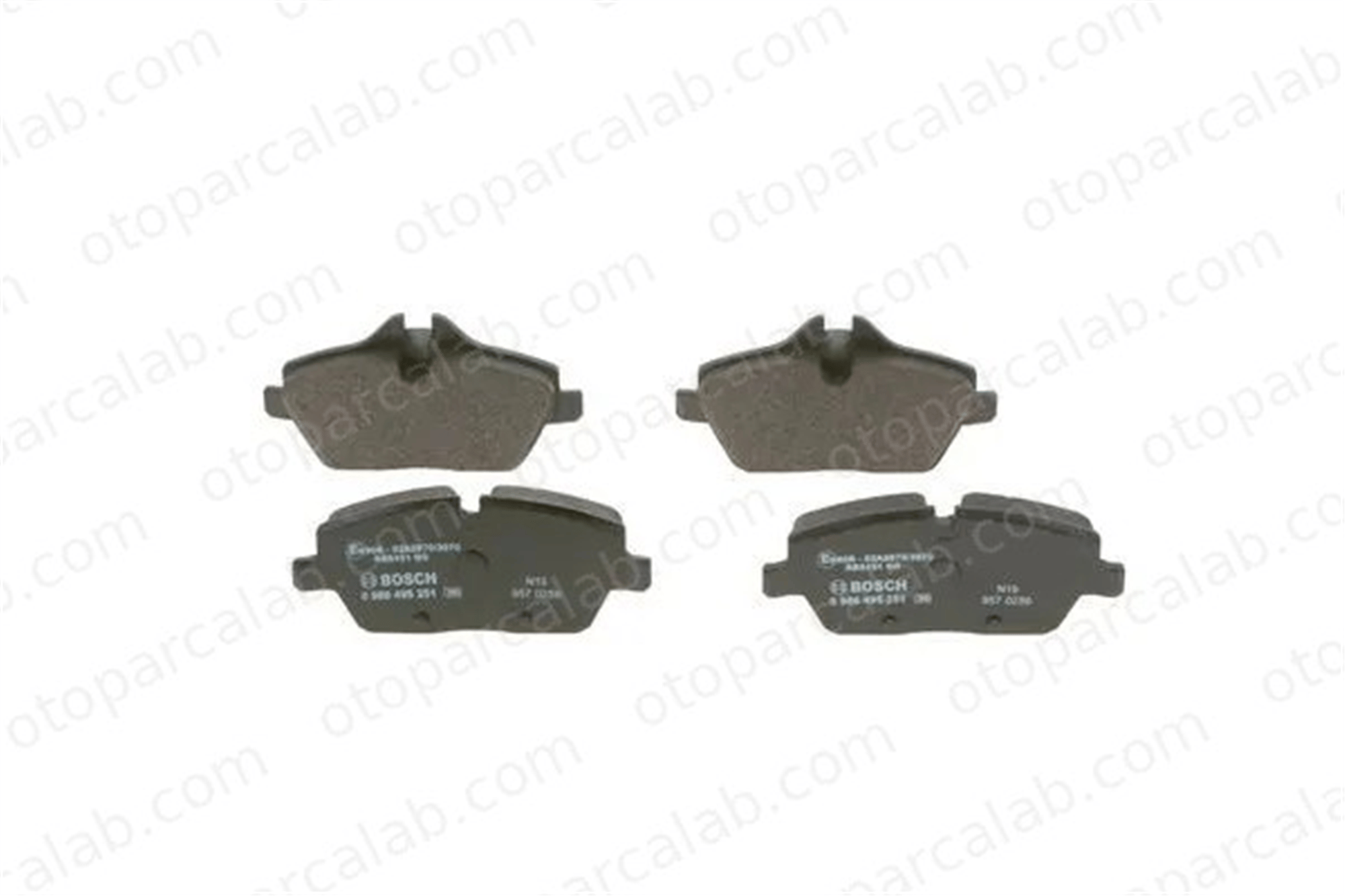 BOSCH 0 986 495 251 Fren Disk Balata Ön MINI MINI BMW 1 34106884263 34116772892