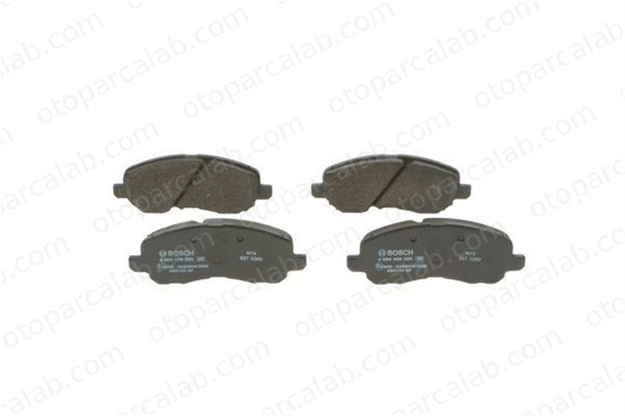 BOSCH 0 986 495 253 Fren Disk Balata Ön MITSUBISHI ASX LANCER VIII 5191229AA 5191217AA