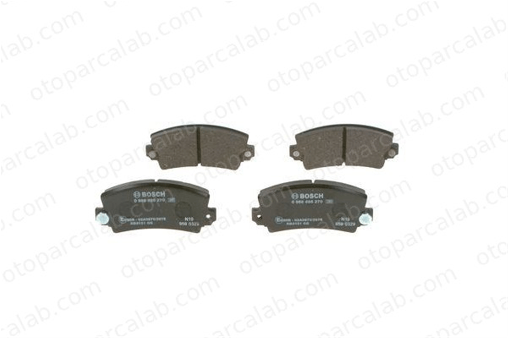 BOSCH 0 986 495 270 Fren Disk Balata Ön RENAULT 5 PEUGEOT 104 7701201095 425011