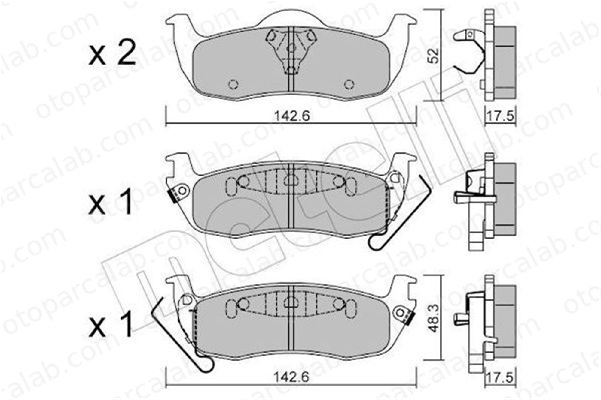 BOSCH 0 986 495 376 Fren Disk Balata Arka JEEP GRAND CHEROKEE III COMMANDER INF440607S025 NIS440607S025