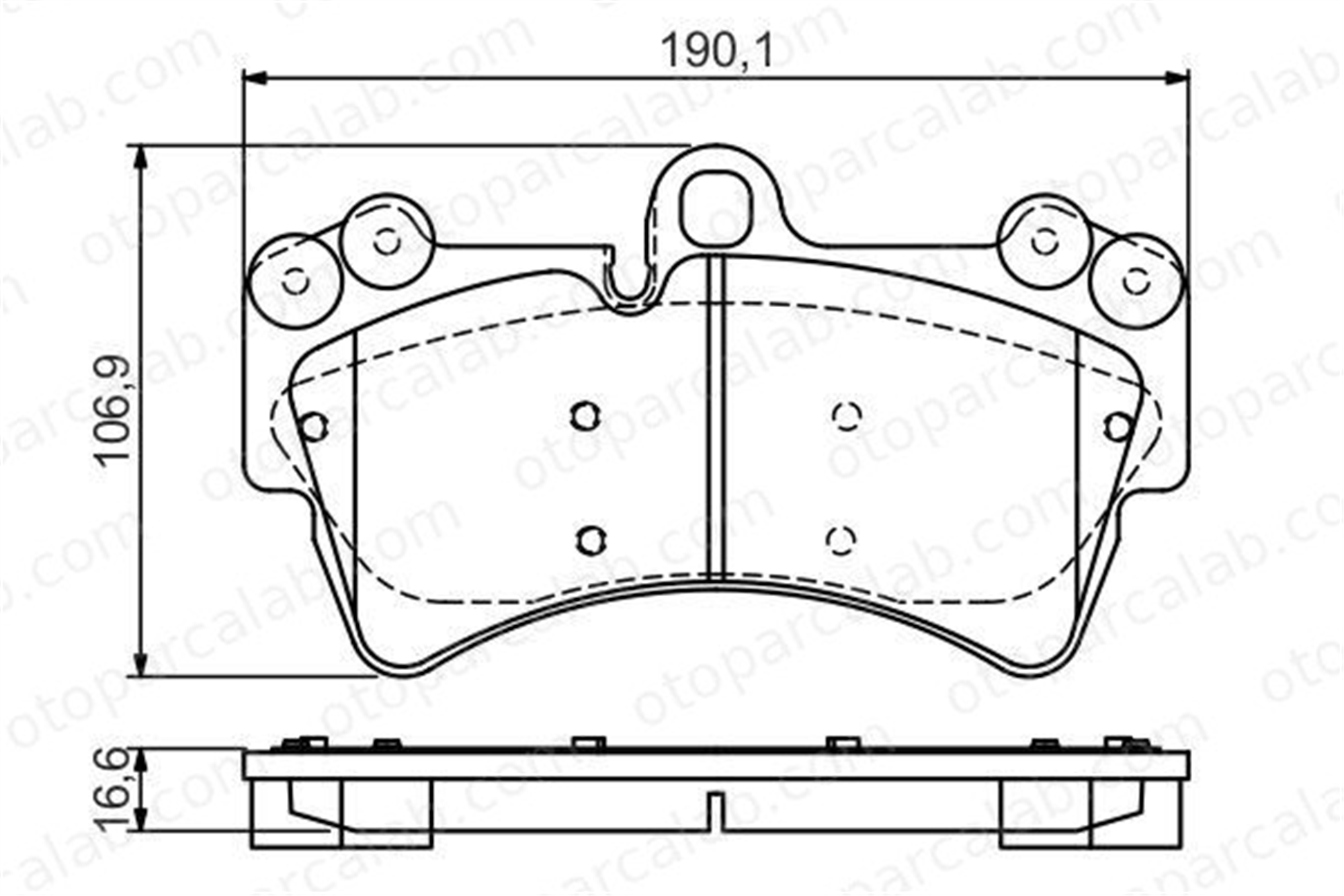 BOSCH 0 986 495 435 Fren Disk Balata Ön AUDI Q7 VW TOUAREG 4L0698151C 7L0698151A