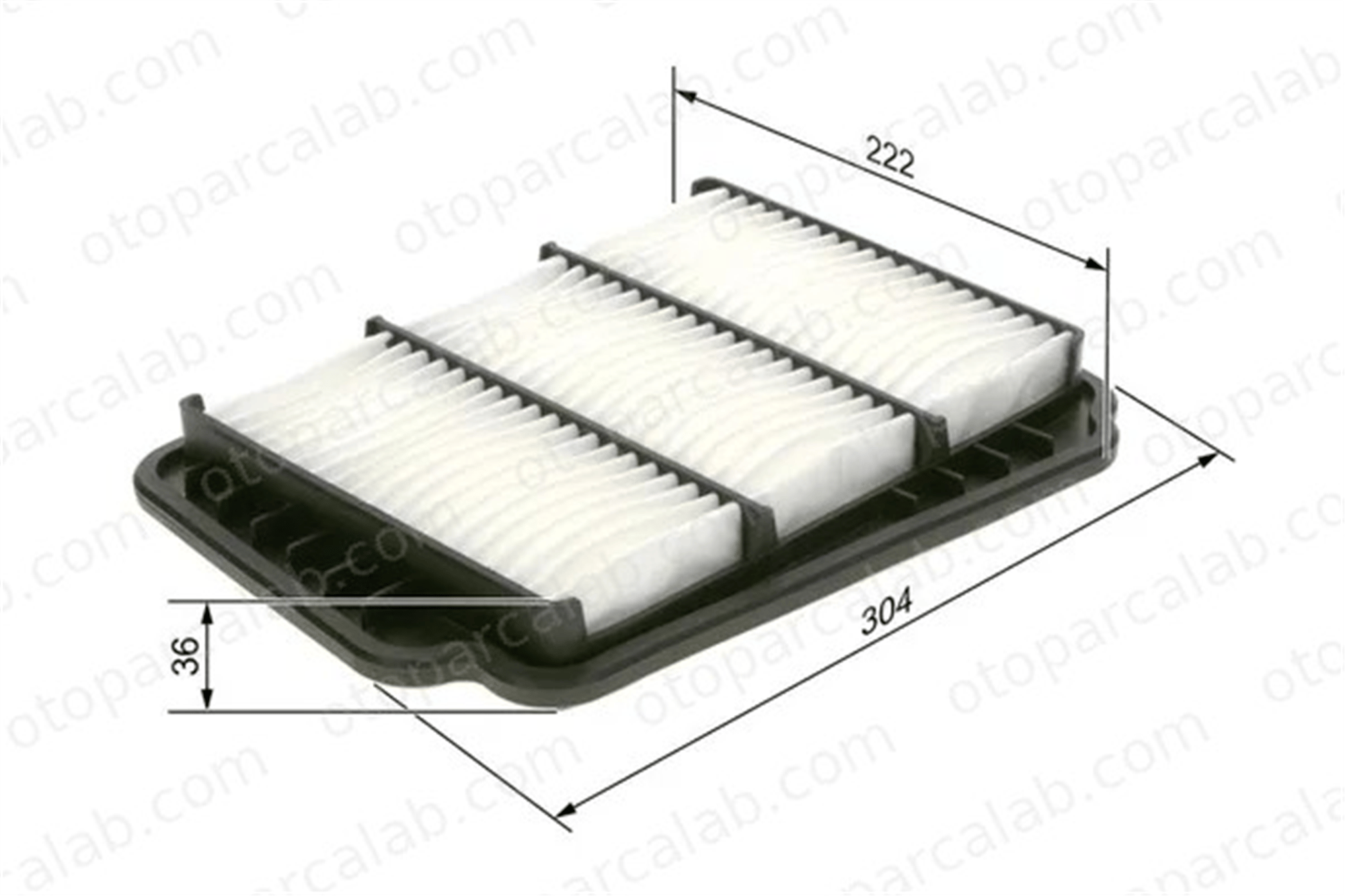 BOSCH 0 986 4B0 029 Hava Filtresi CHEVROLET LACETTI NUBIRA Station wagon 9864B0029 42390442